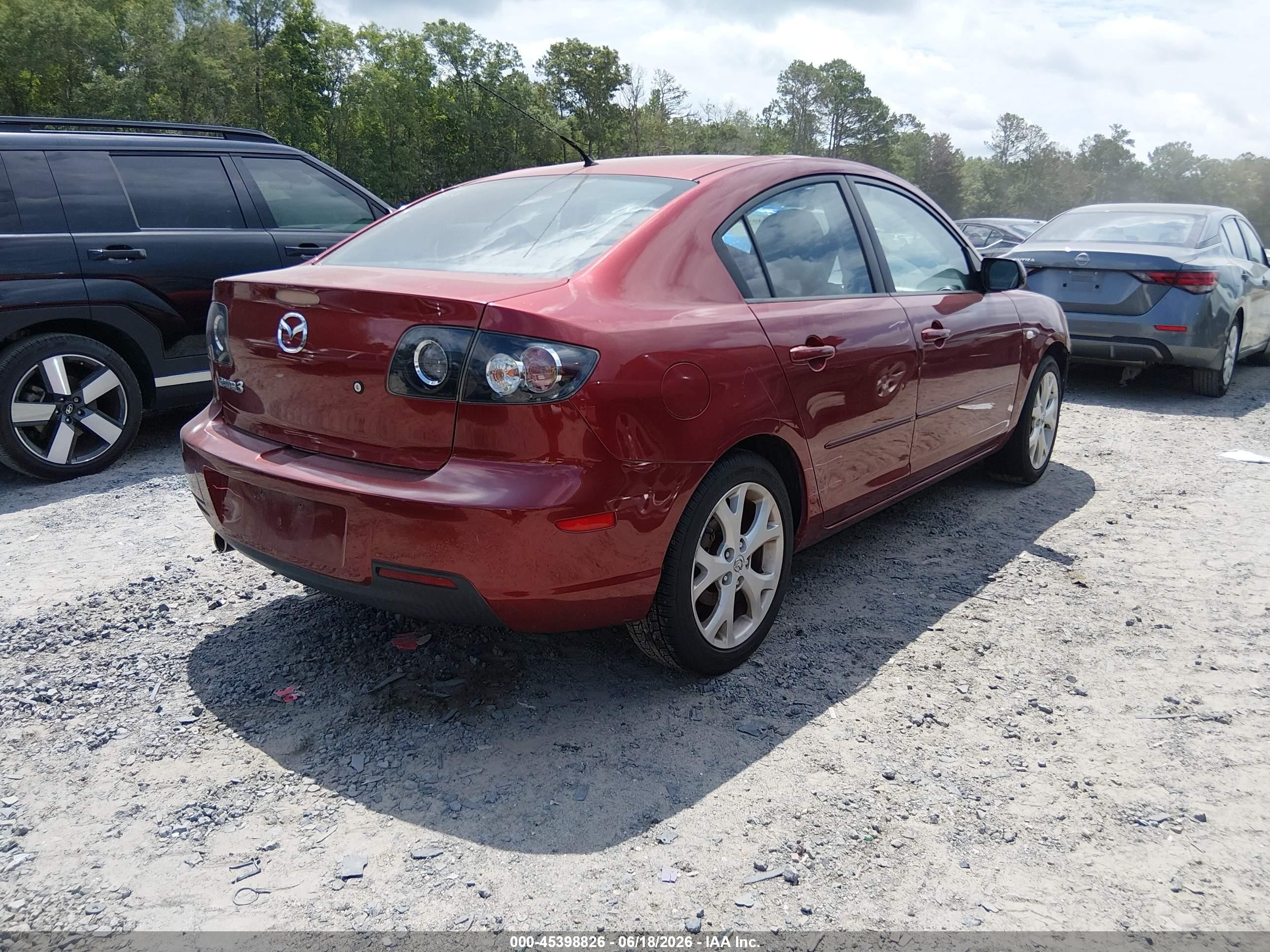 2008 Mazda Mazda3 I Touring Value Maroon vin: JM1BK32G781170604
