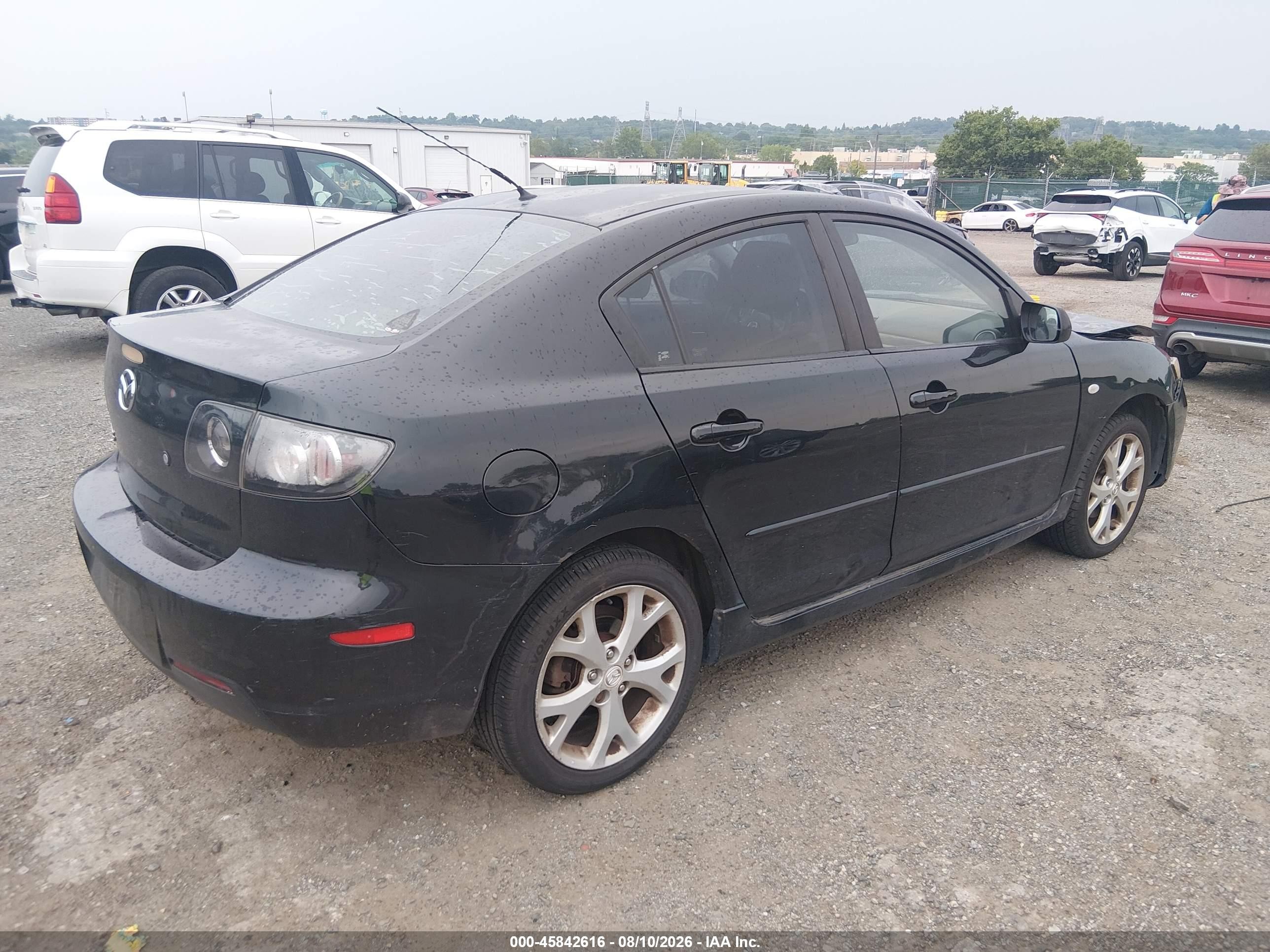 2009 Mazda Mazda3 I Black vin: JM1BK32G791194872