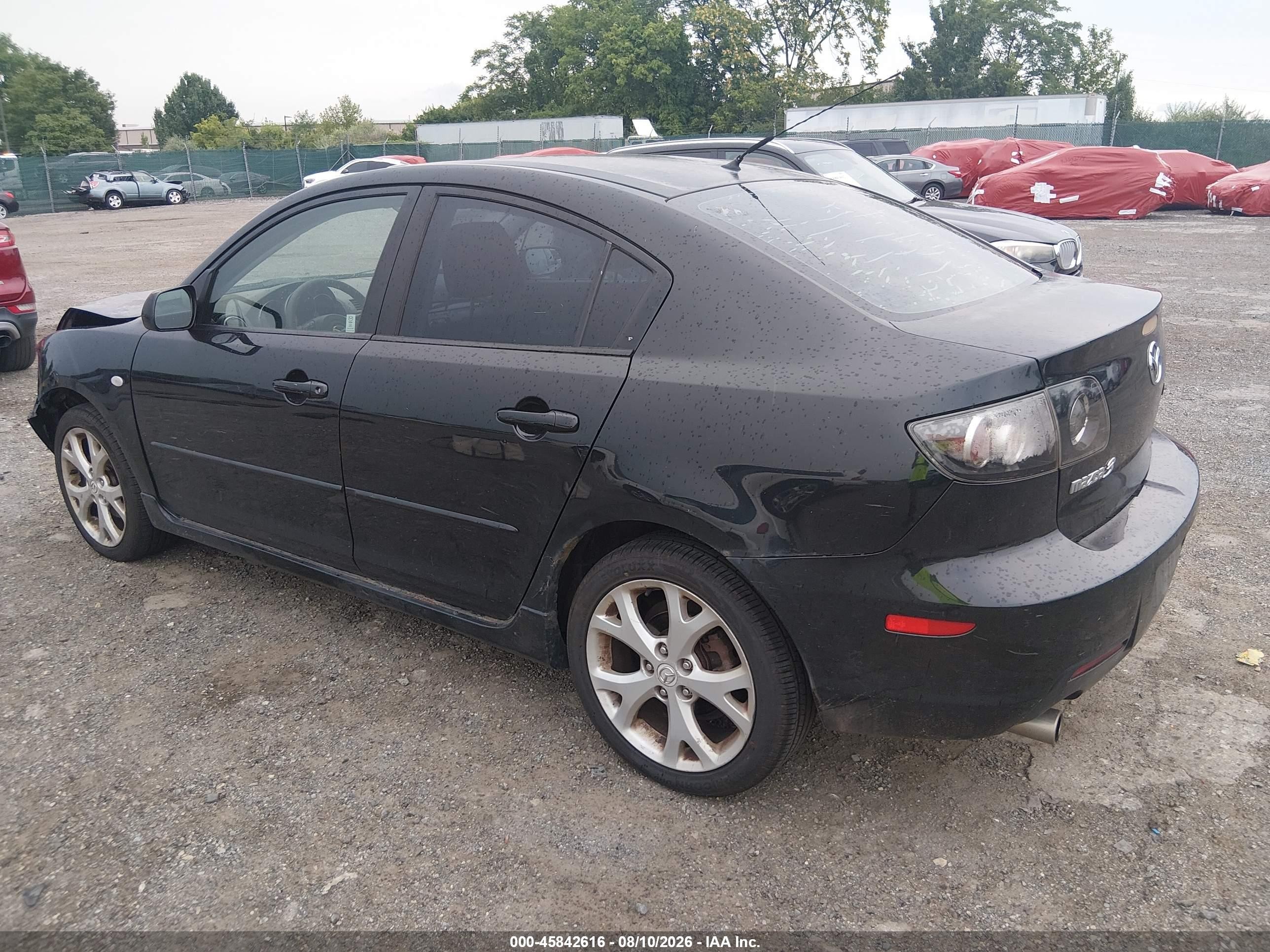 2009 Mazda Mazda3 I Black vin: JM1BK32G791194872