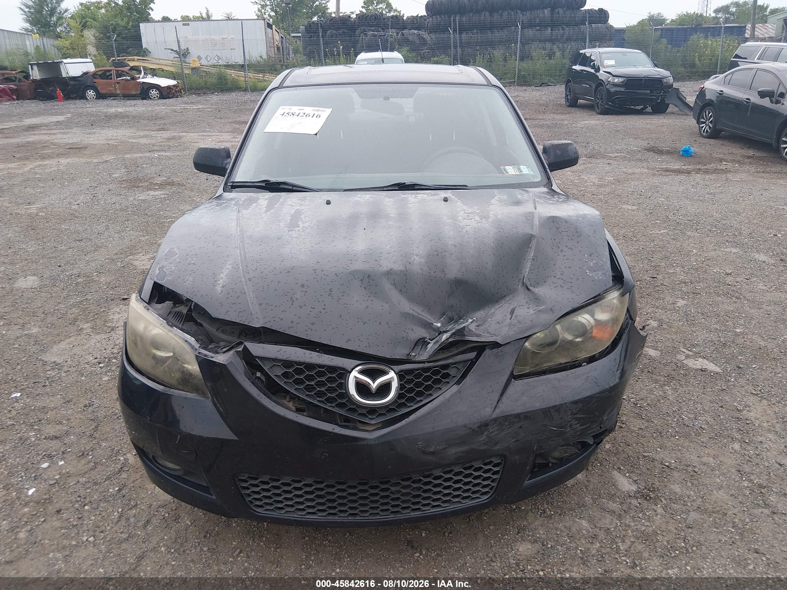 2009 Mazda Mazda3 I Black vin: JM1BK32G791194872