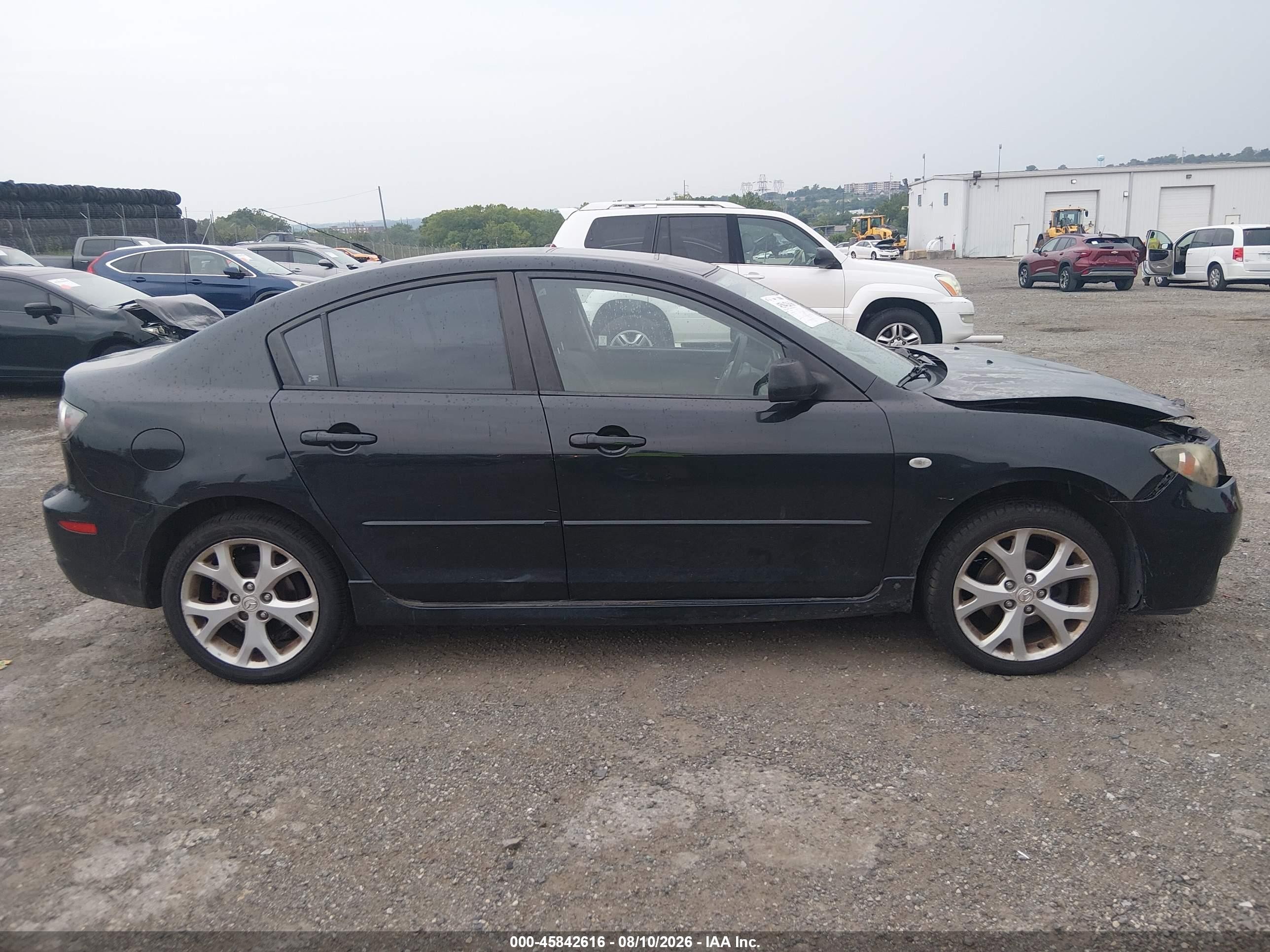 2009 Mazda Mazda3 I Black vin: JM1BK32G791194872