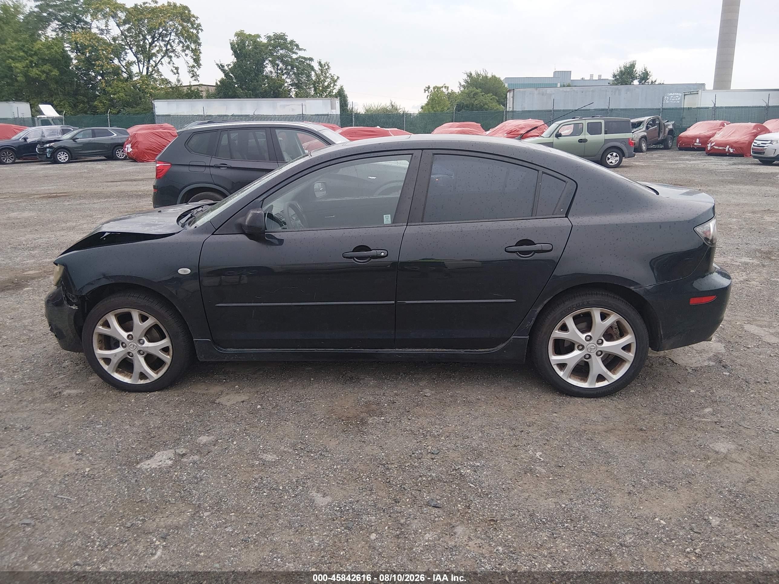 2009 Mazda Mazda3 I Black vin: JM1BK32G791194872