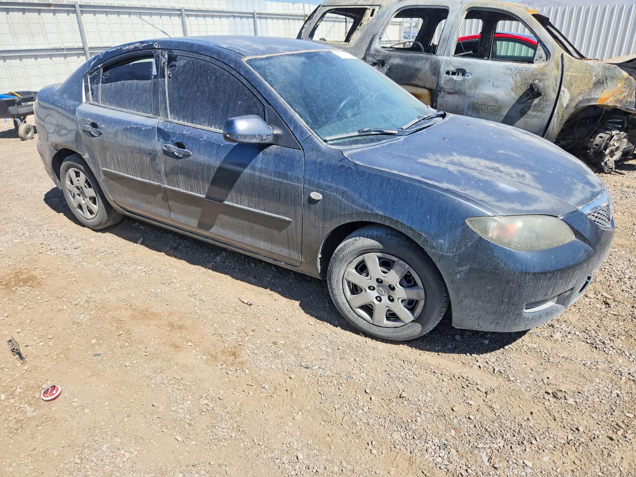 2009 Mazda 3 I Blue vin: JM1BK32G791257470