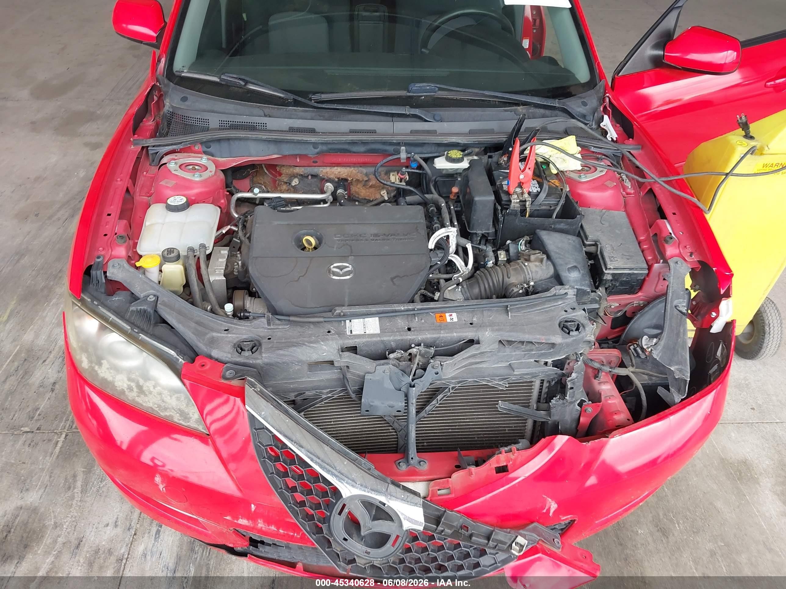 2008 Mazda Mazda3 I Red vin: JM1BK32G881824364