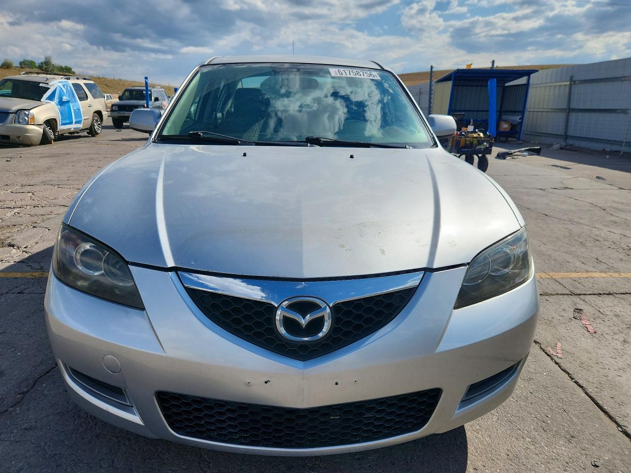 2008 Mazda 3 I Silver vin: JM1BK32G881877873
