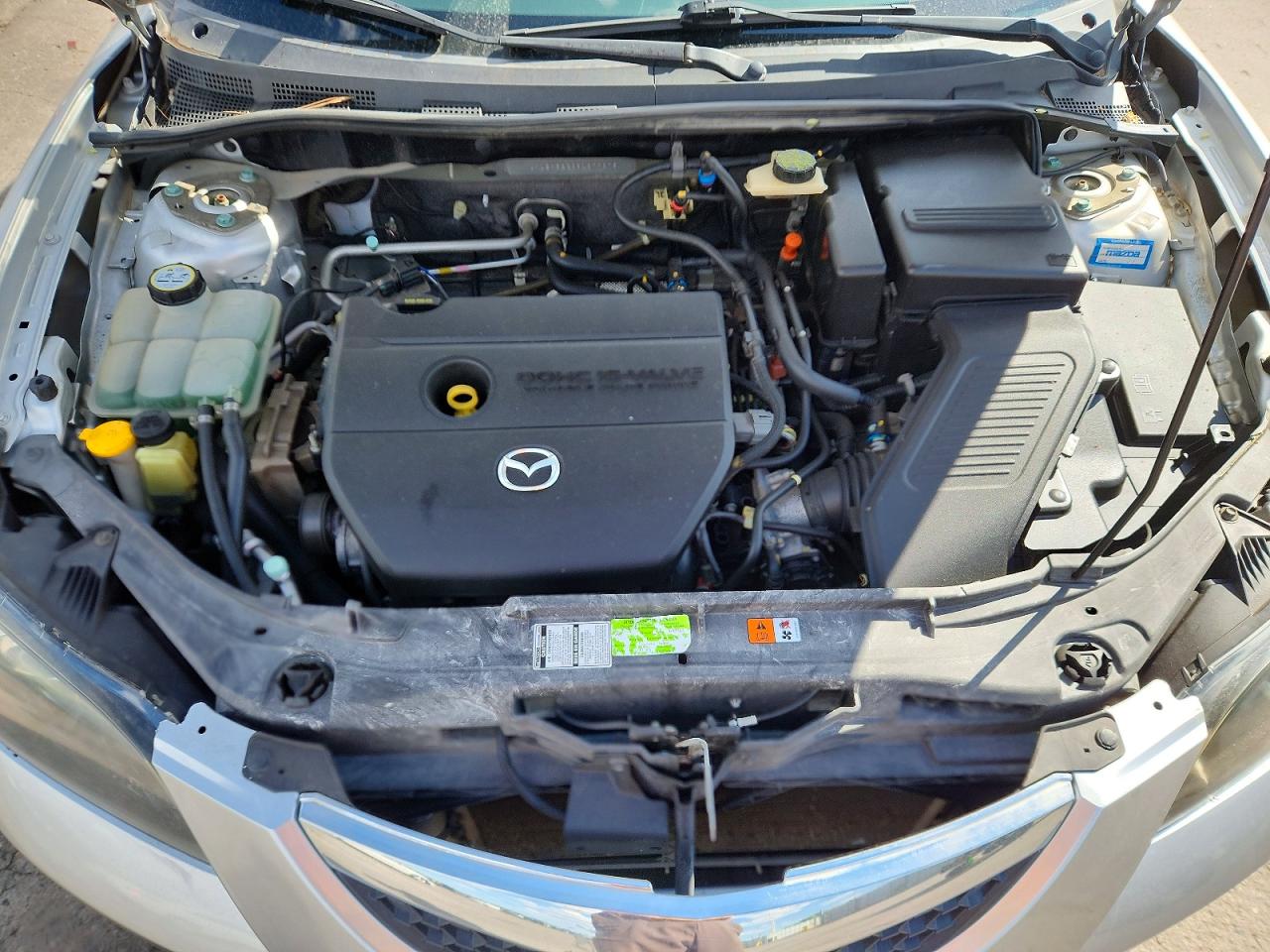 2008 Mazda 3 I Silver vin: JM1BK32G881877873