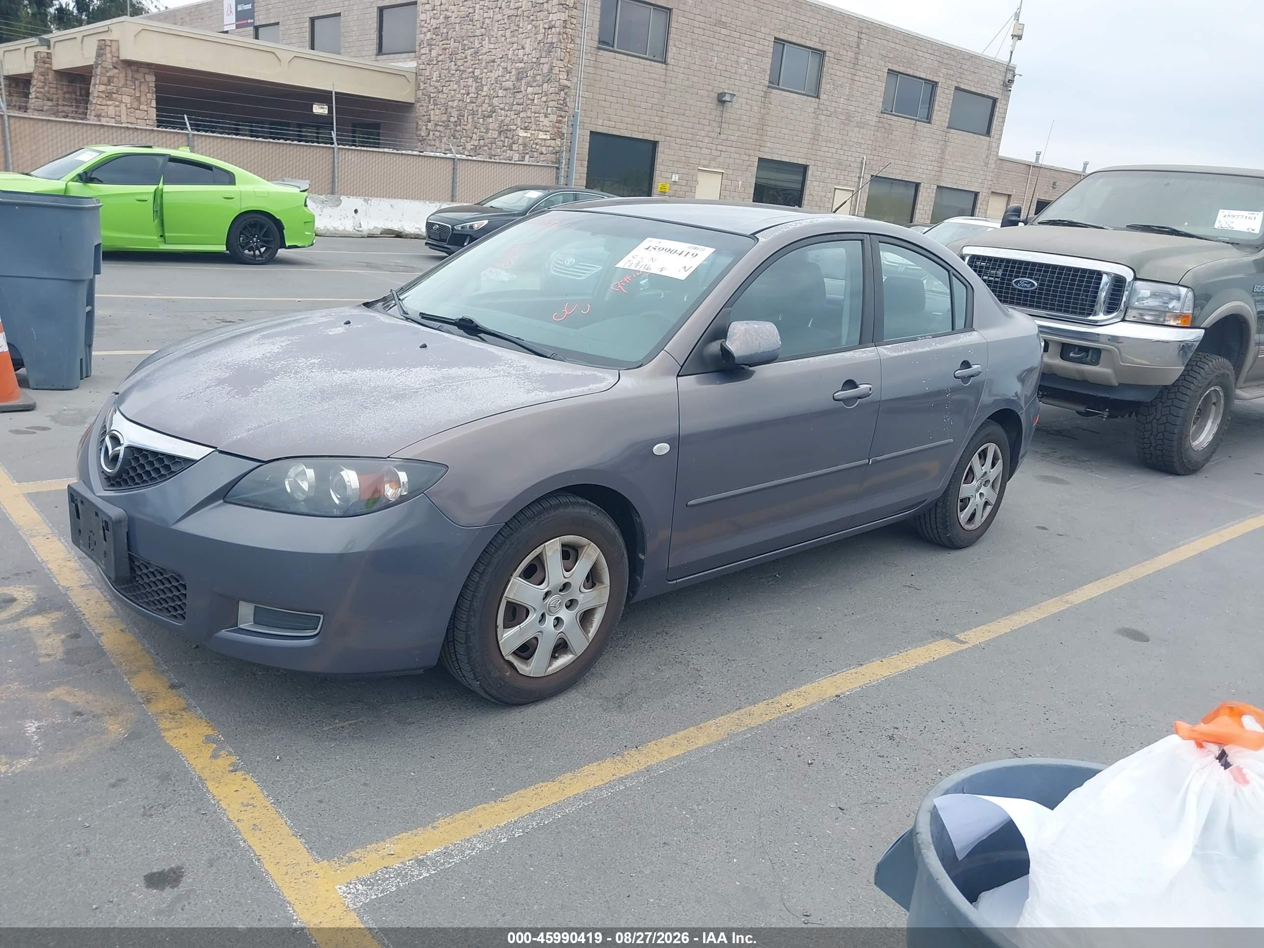 2009 Mazda Mazda3 I Sport Серый vin: JM1BK32G891226230