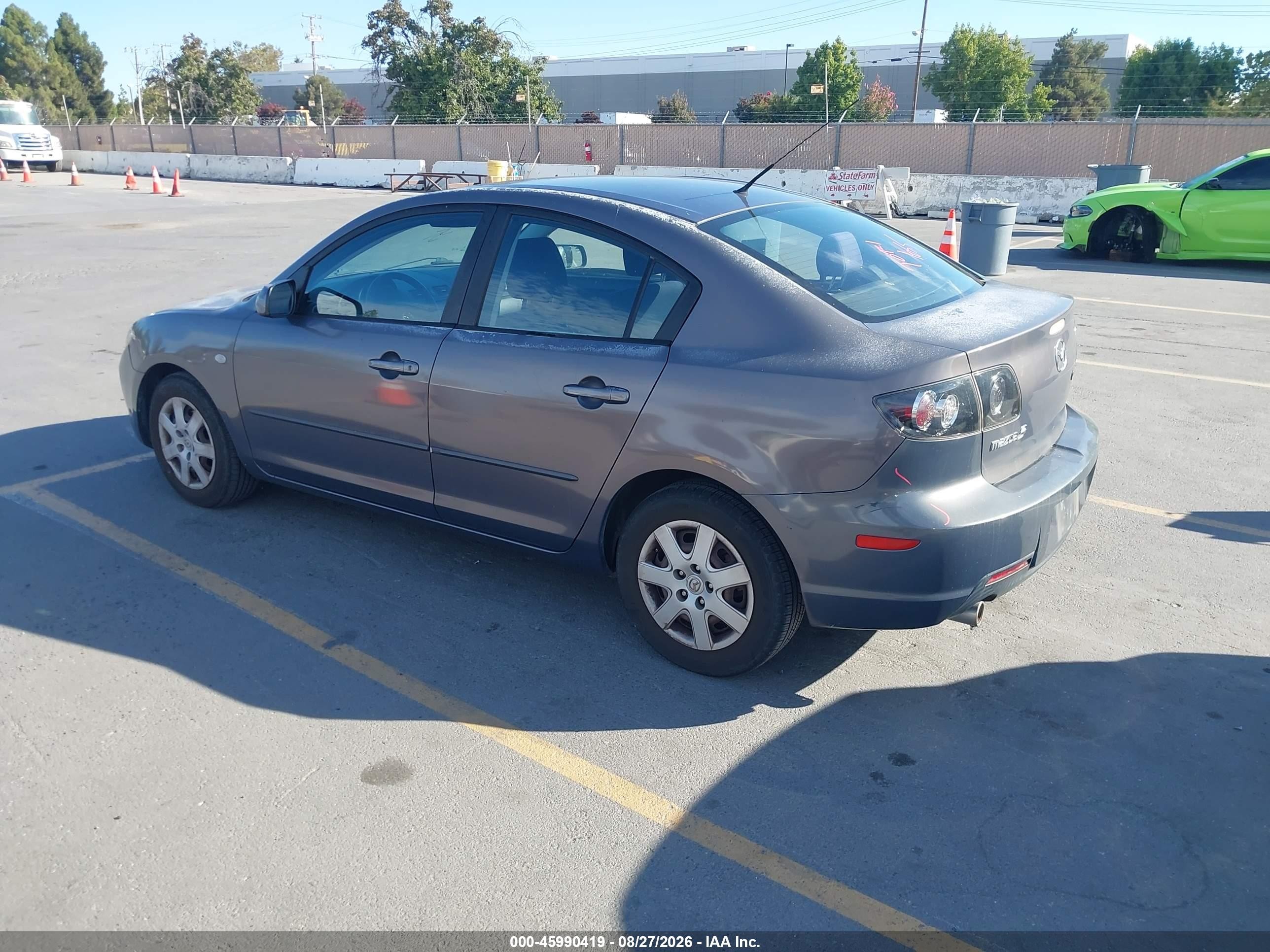 2009 Mazda Mazda3 I Sport Серый vin: JM1BK32G891226230