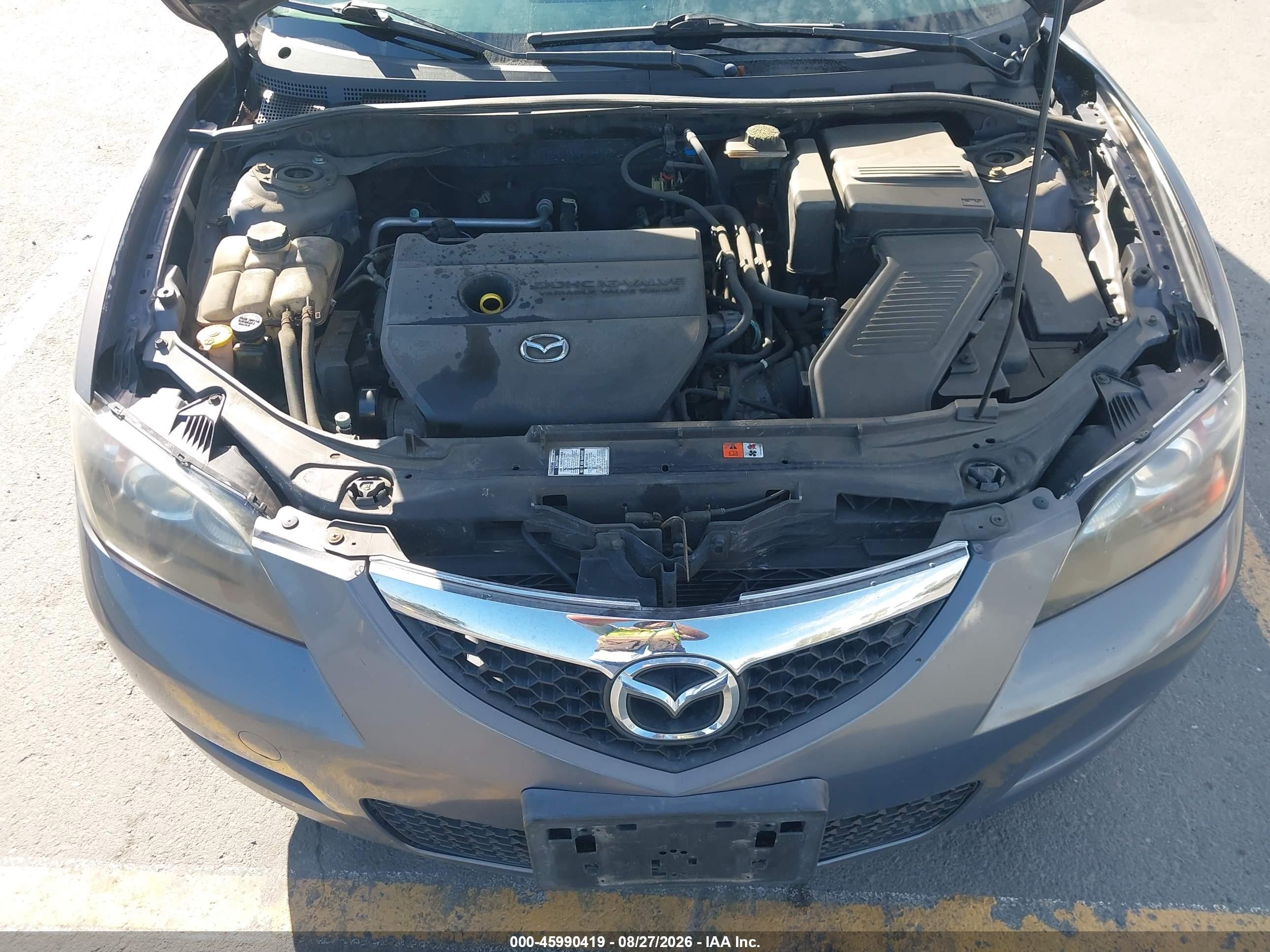 2009 Mazda Mazda3 I Sport Серый vin: JM1BK32G891226230