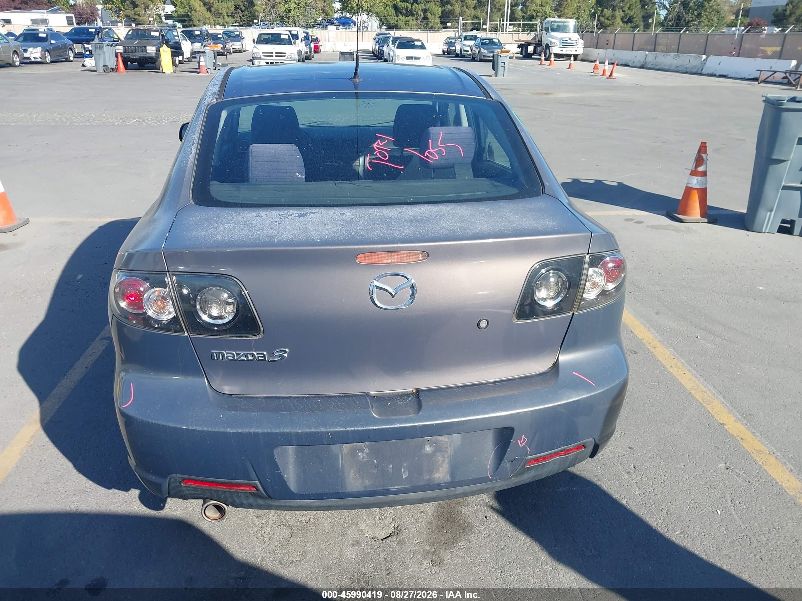 2009 Mazda Mazda3 I Sport Серый vin: JM1BK32G891226230