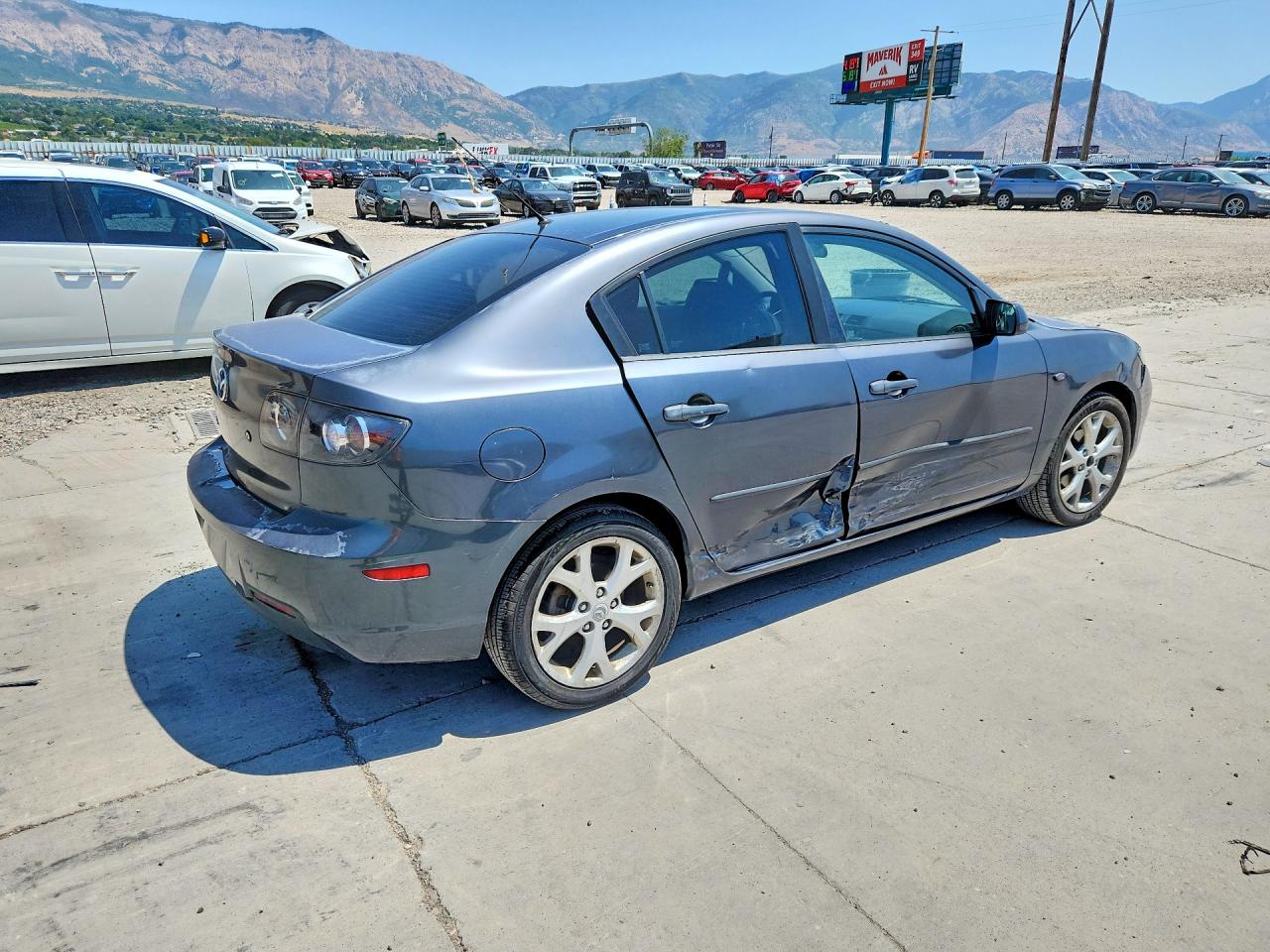 2009 Mazda 3 I Серый vin: JM1BK32G891232755