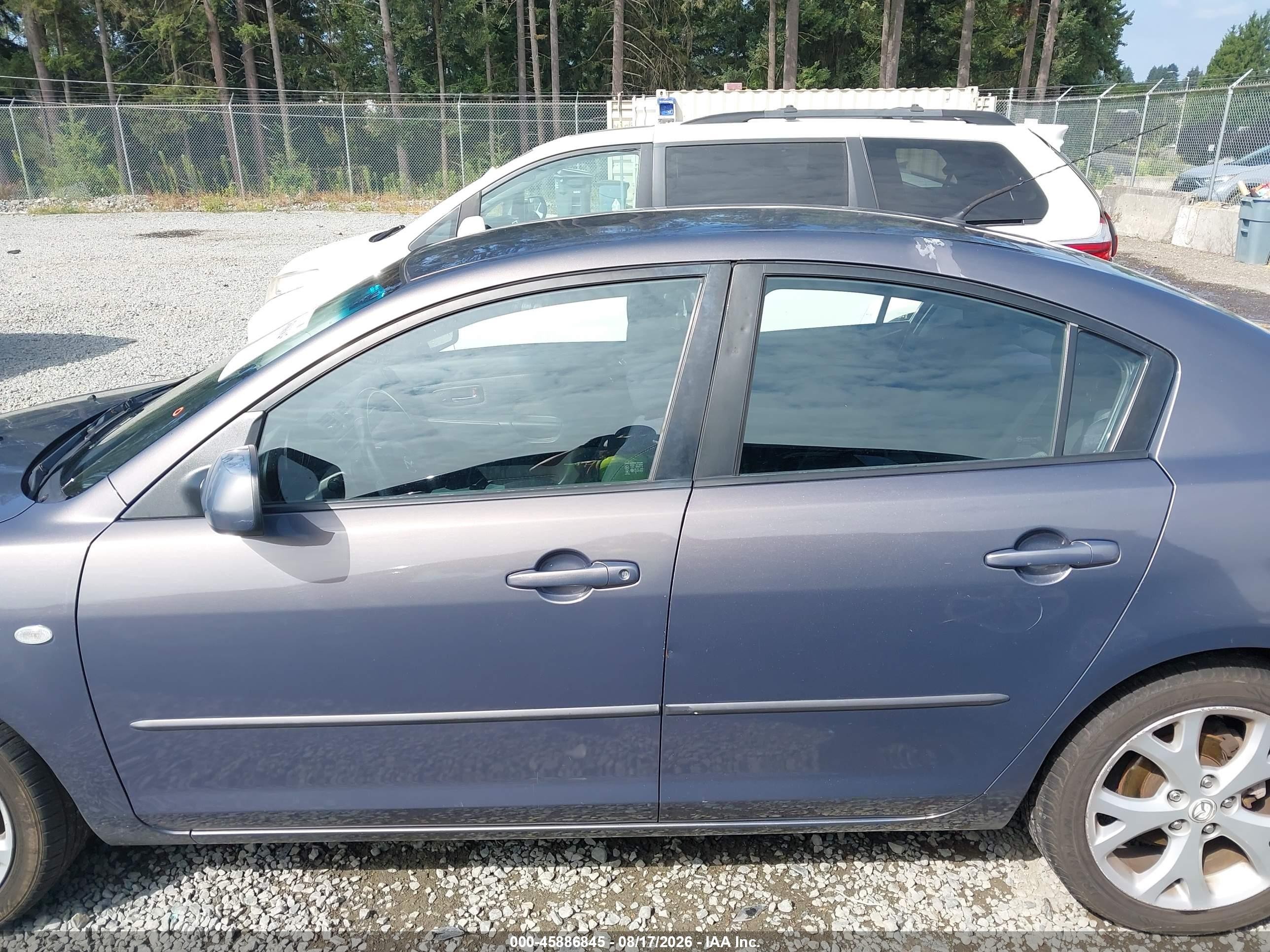 2009 Mazda Mazda3 I Gray vin: JM1BK32G891234764