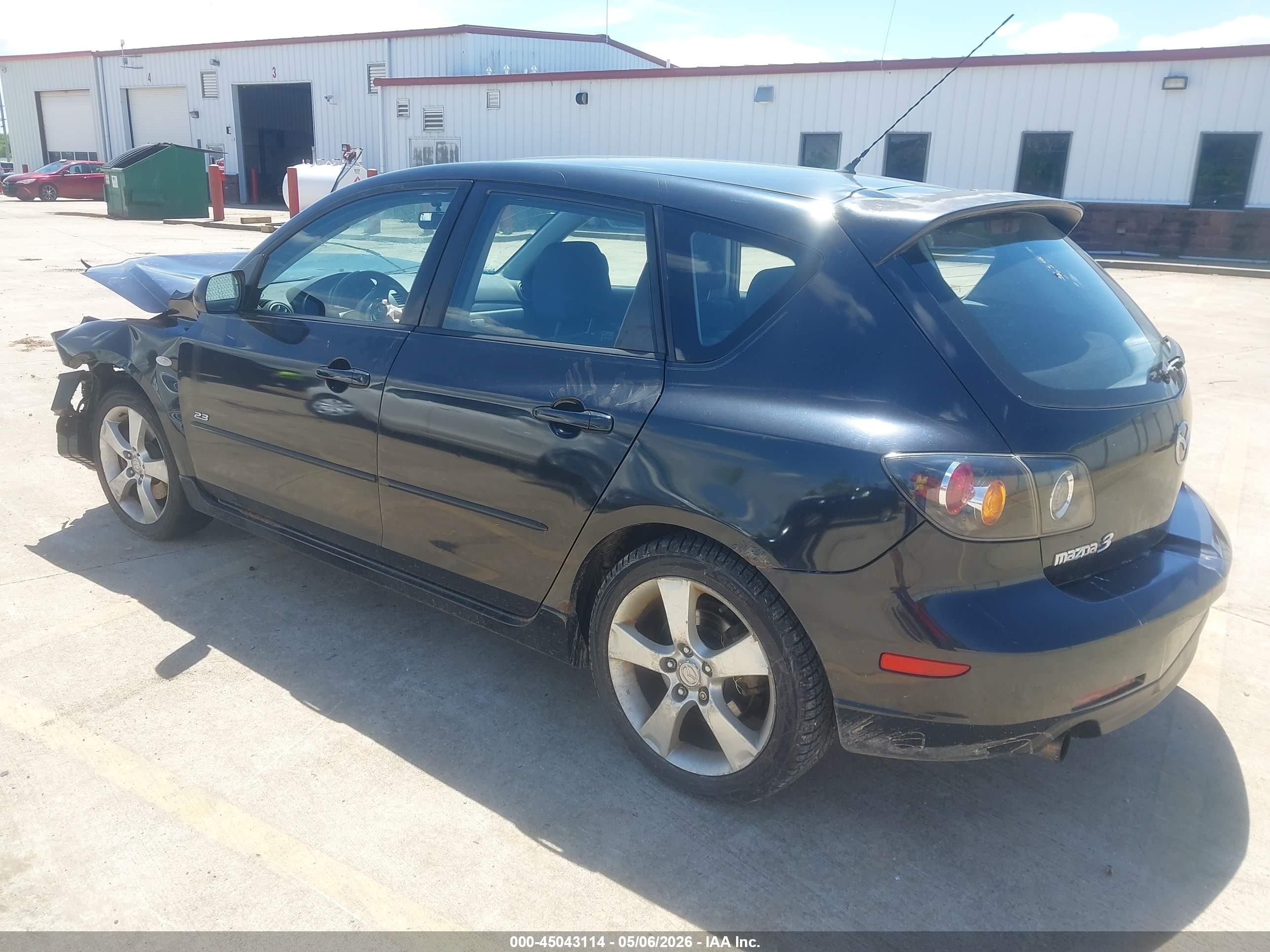 2004 Mazda Mazda3 S Black vin: JM1BK343041203625