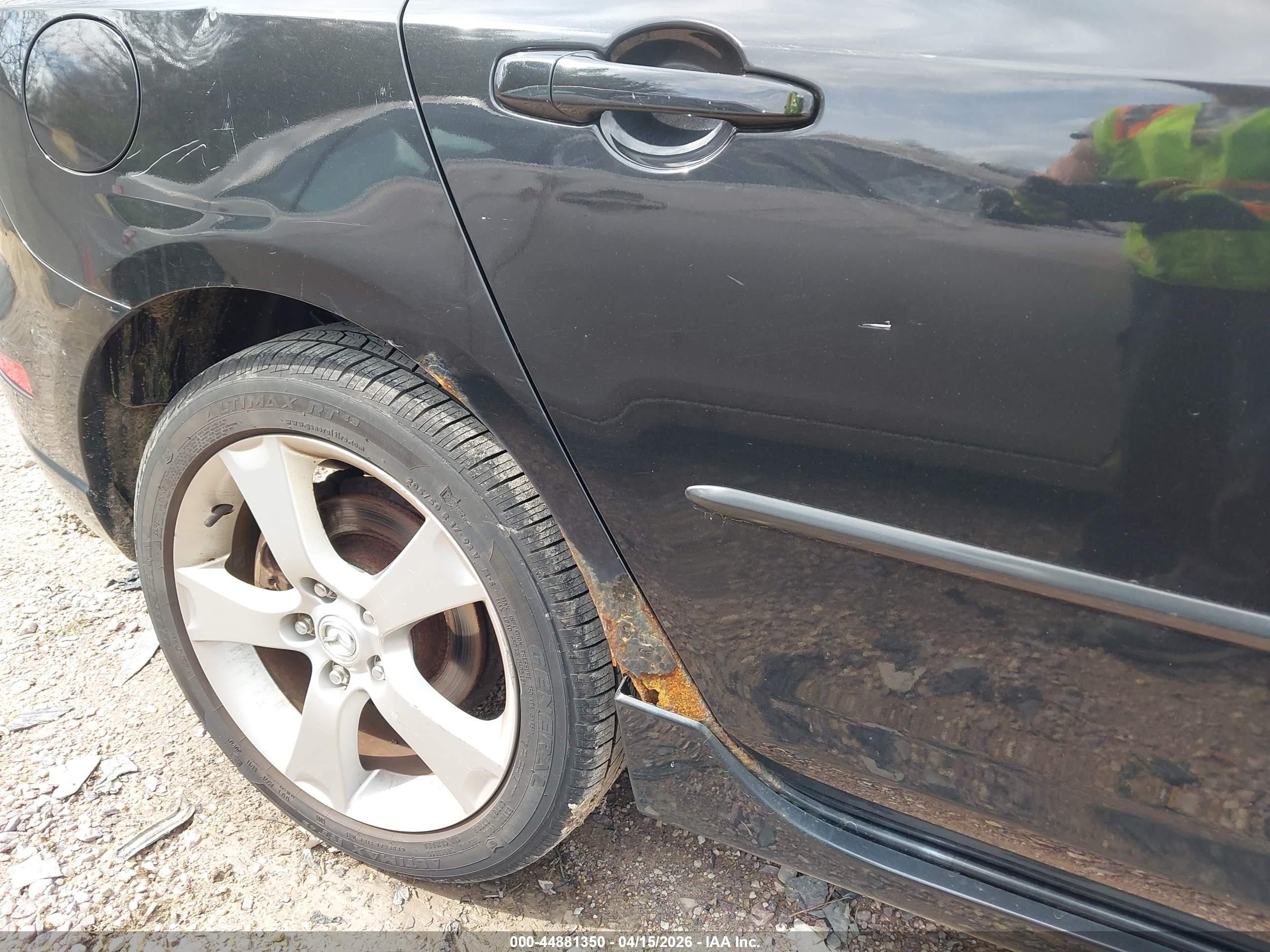2006 Mazda Mazda3 S Touring Black vin: JM1BK343061427464