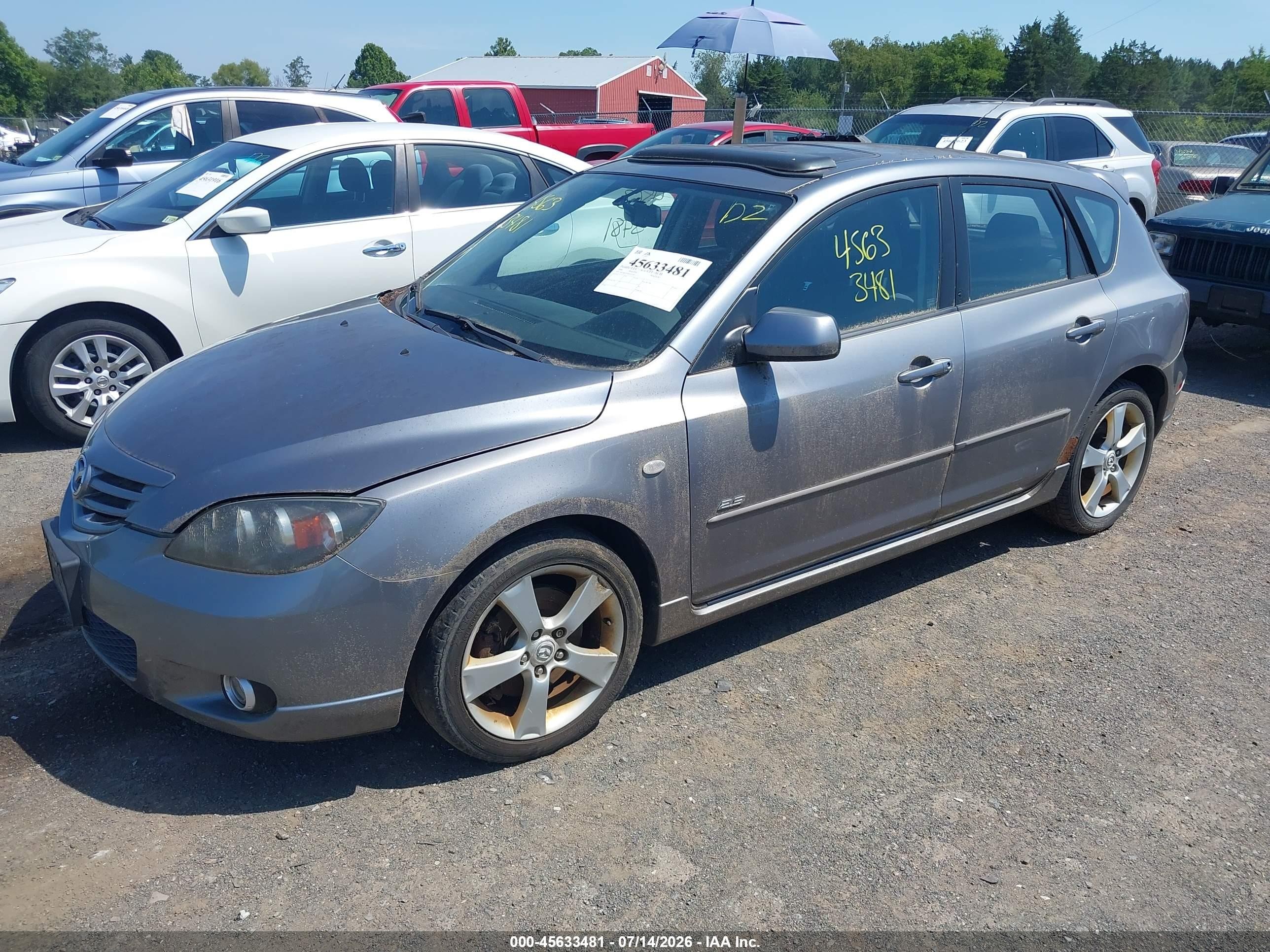 2006 Mazda Mazda3 S Touring Silver vin: JM1BK343061432583