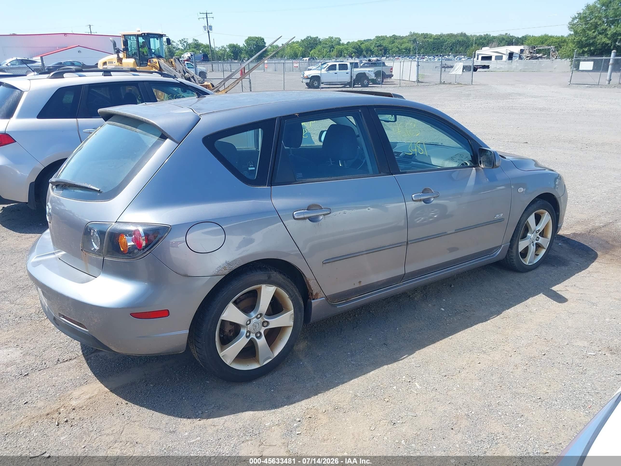 2006 Mazda Mazda3 S Touring Silver vin: JM1BK343061432583