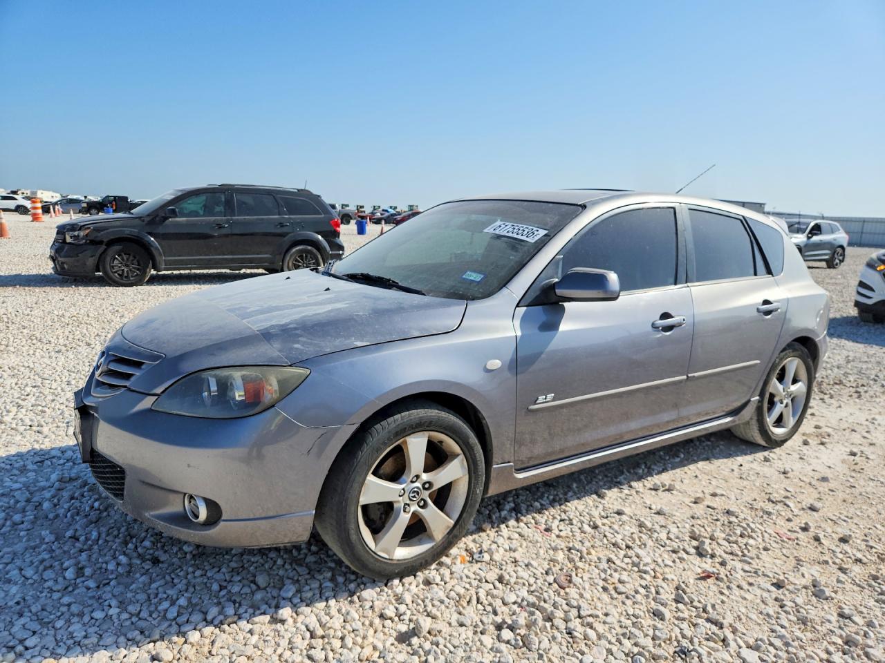 2006 Mazda 3 Hatchback Gray vin: JM1BK343061498793