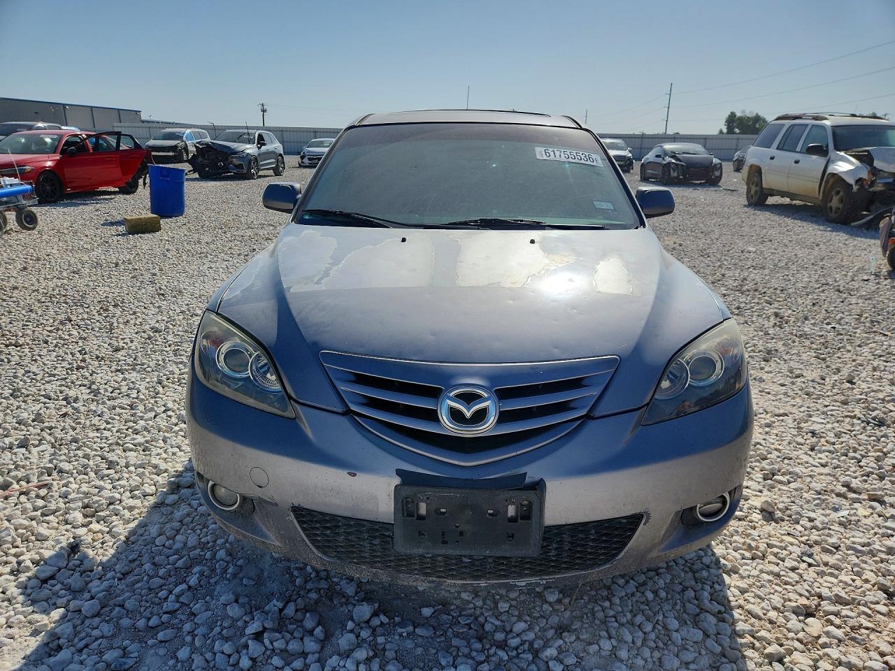 2006 Mazda 3 Hatchback Gray vin: JM1BK343061498793