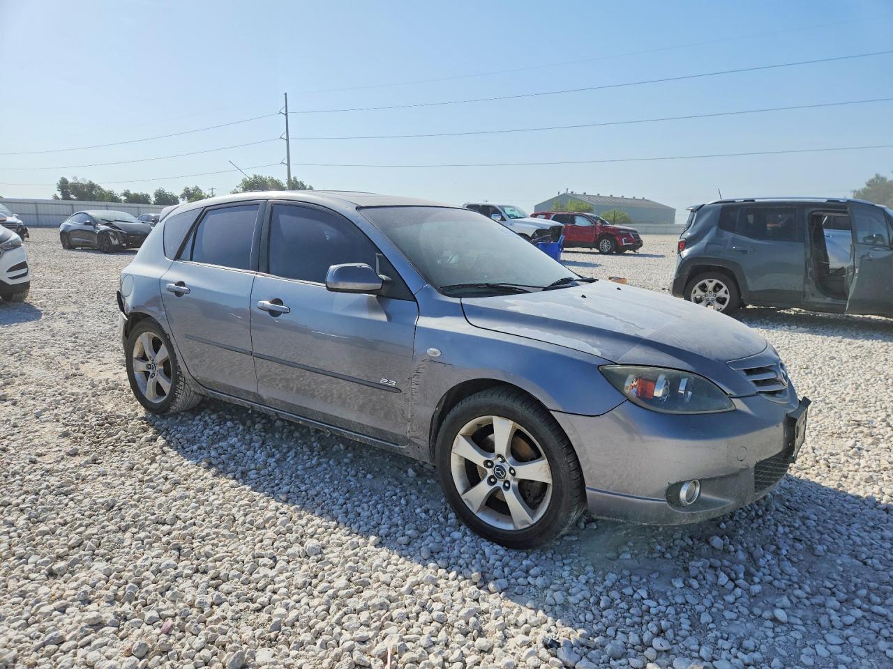 2006 Mazda 3 Hatchback Gray vin: JM1BK343061498793