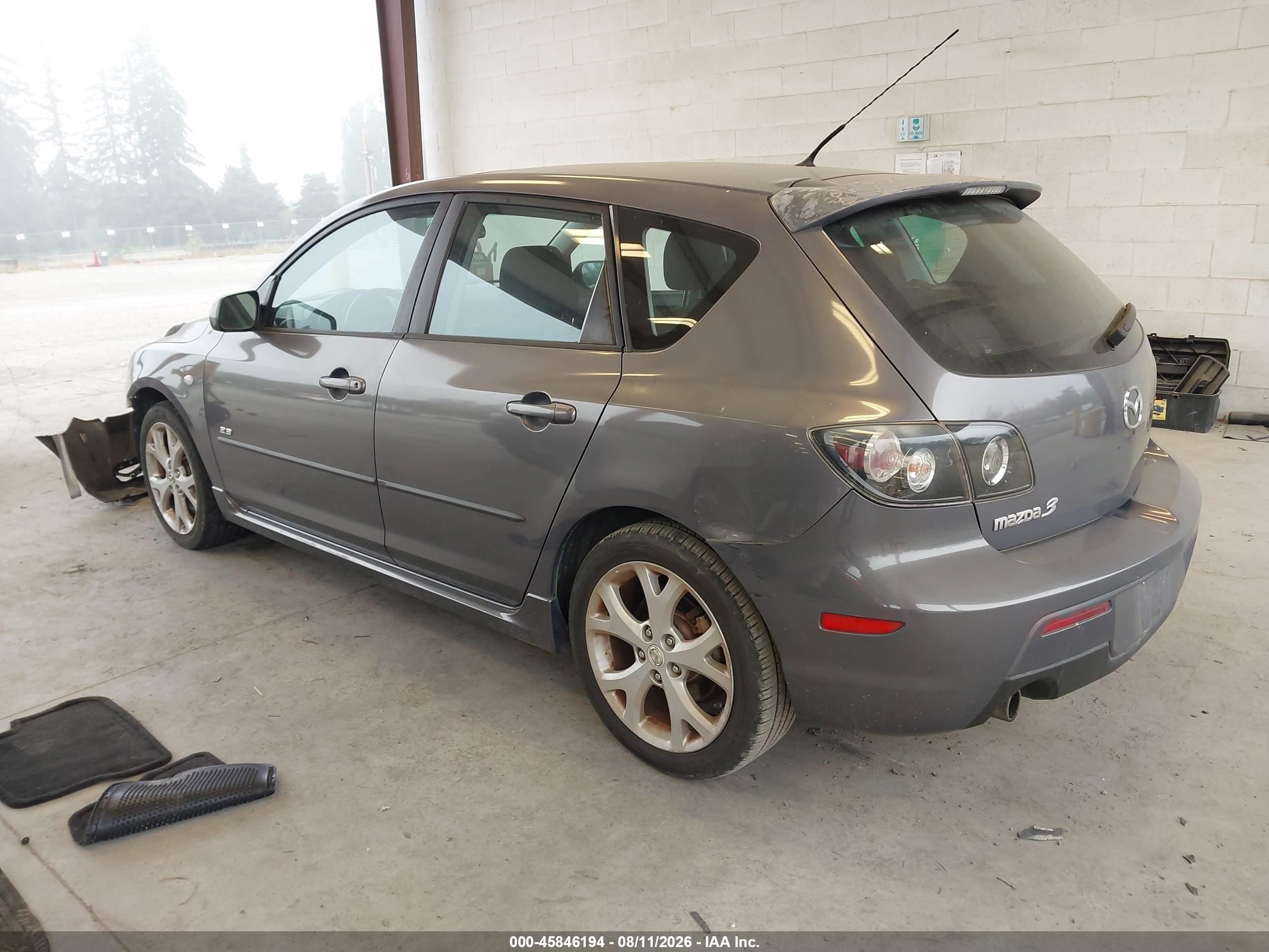 2007 Mazda Mazda3 S Touring Серый vin: JM1BK343071713946