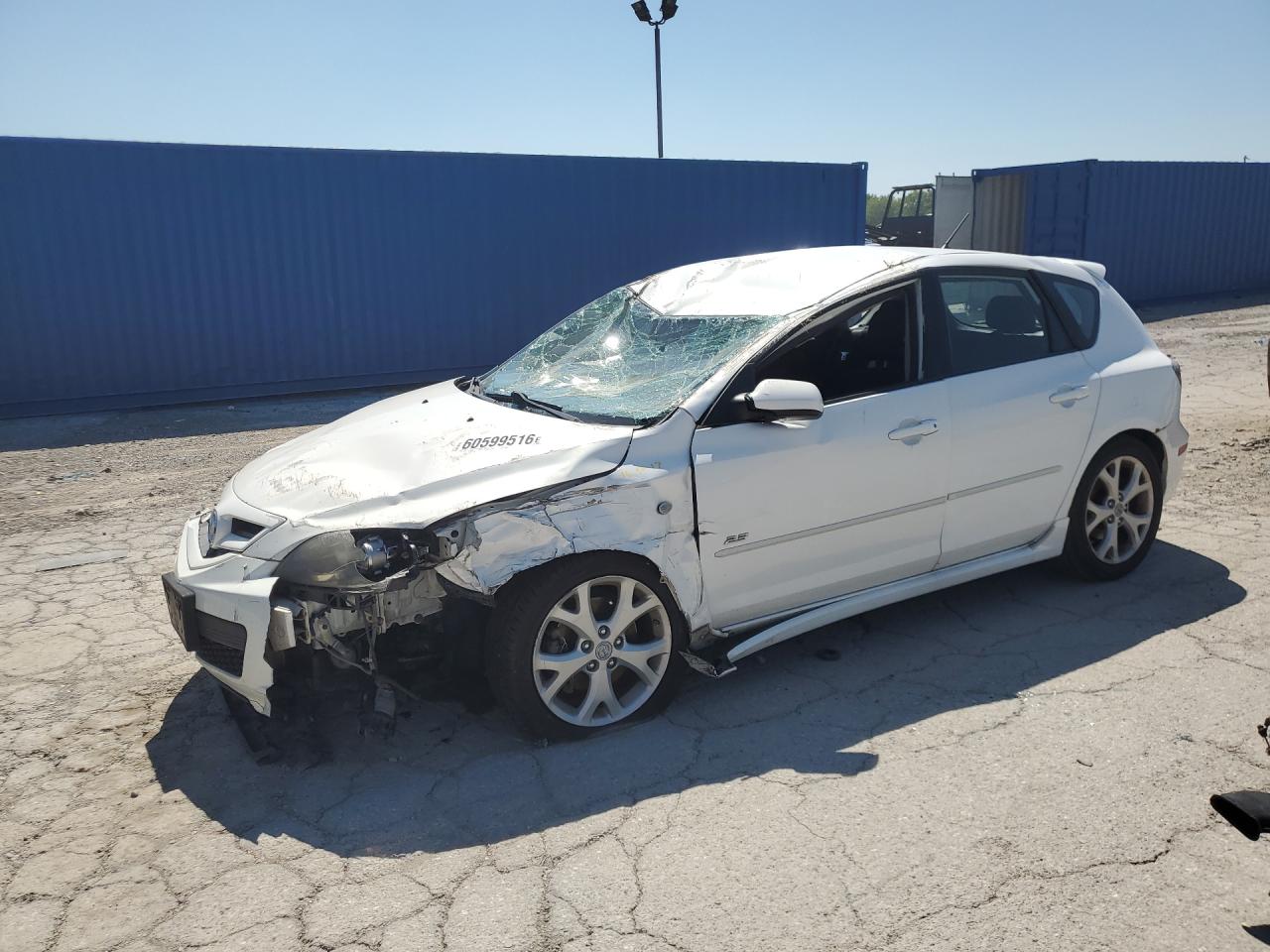 2009 Mazda 3 S White vin: JM1BK343091220268