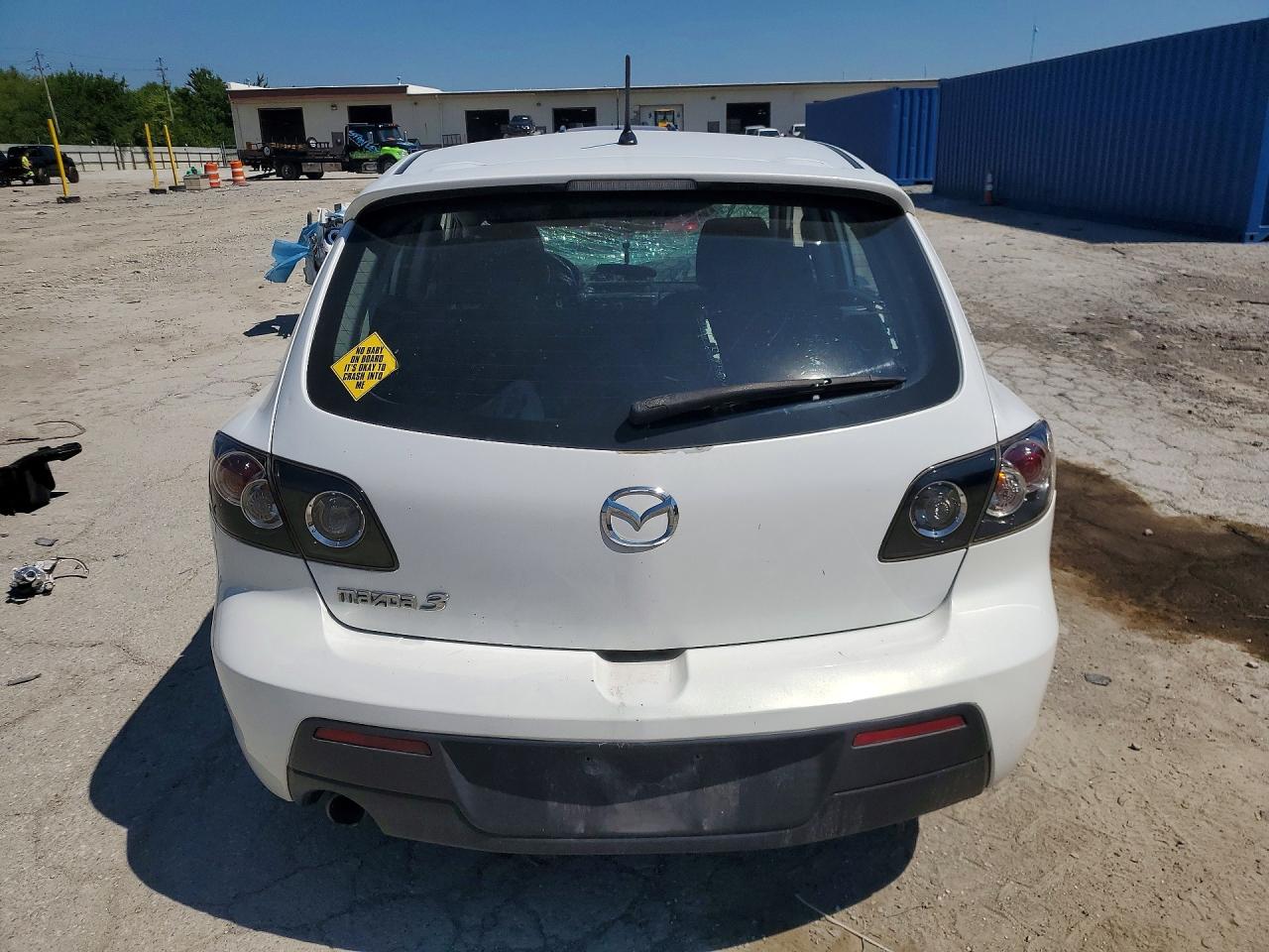 2009 Mazda 3 S White vin: JM1BK343091220268