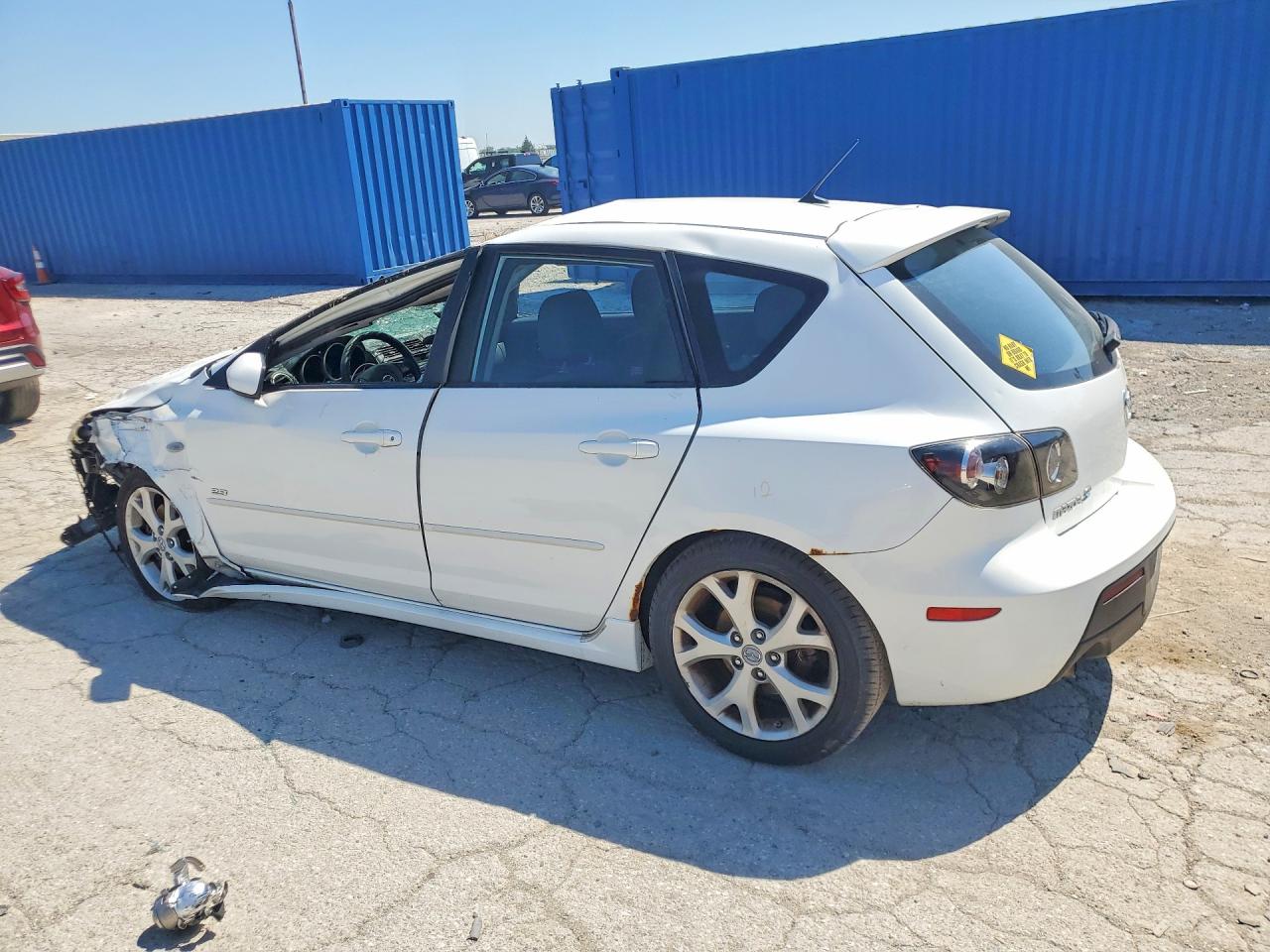 2009 Mazda 3 S White vin: JM1BK343091220268