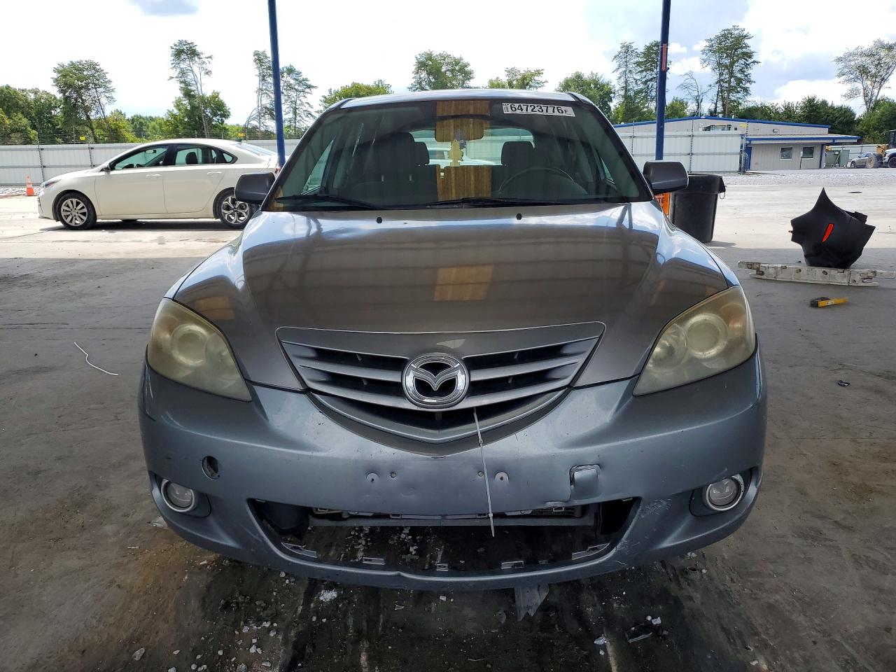 2005 Mazda 3 Hatchback Silver vin: JM1BK343151276231