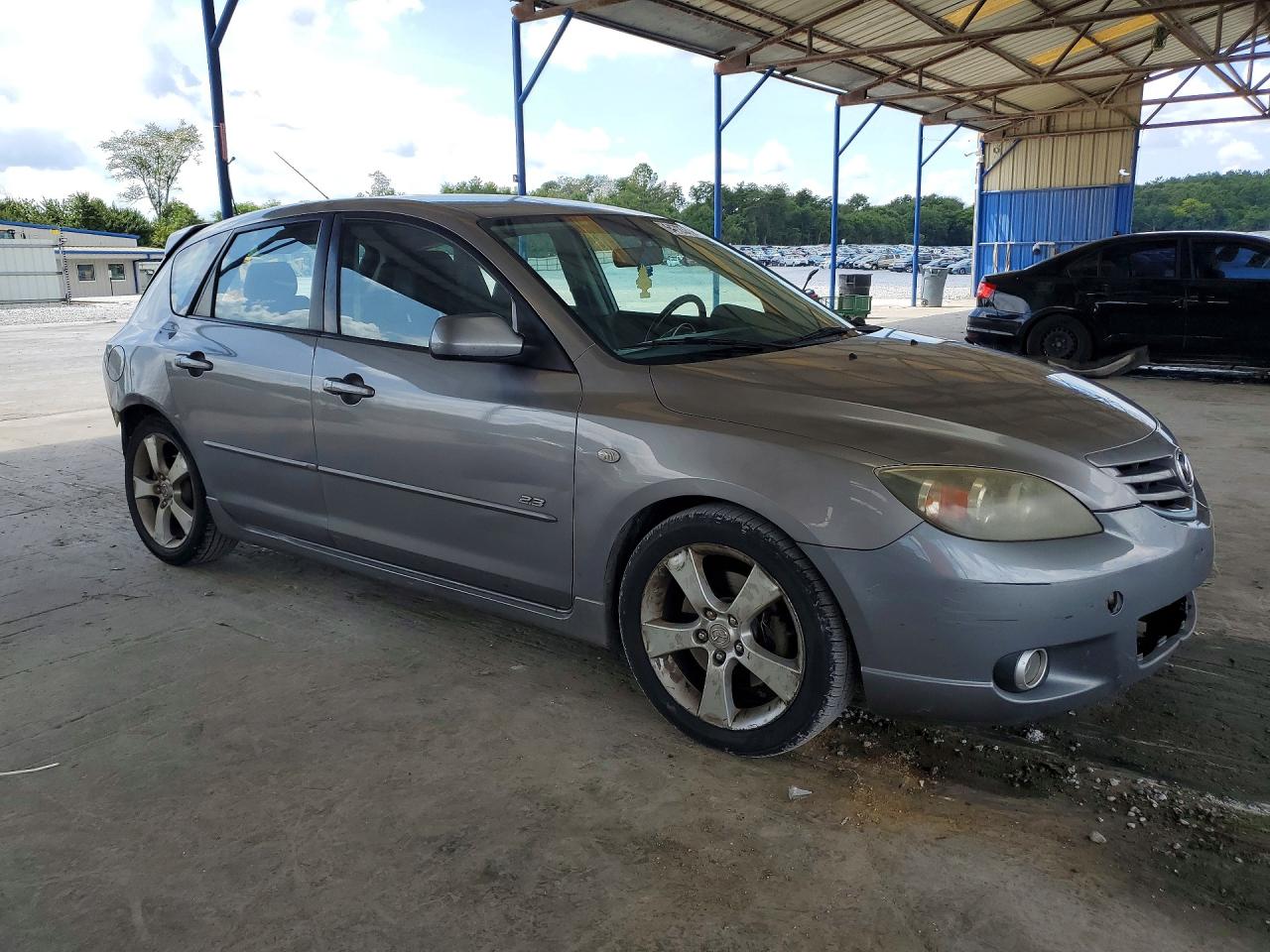 2005 Mazda 3 Hatchback Silver vin: JM1BK343151276231
