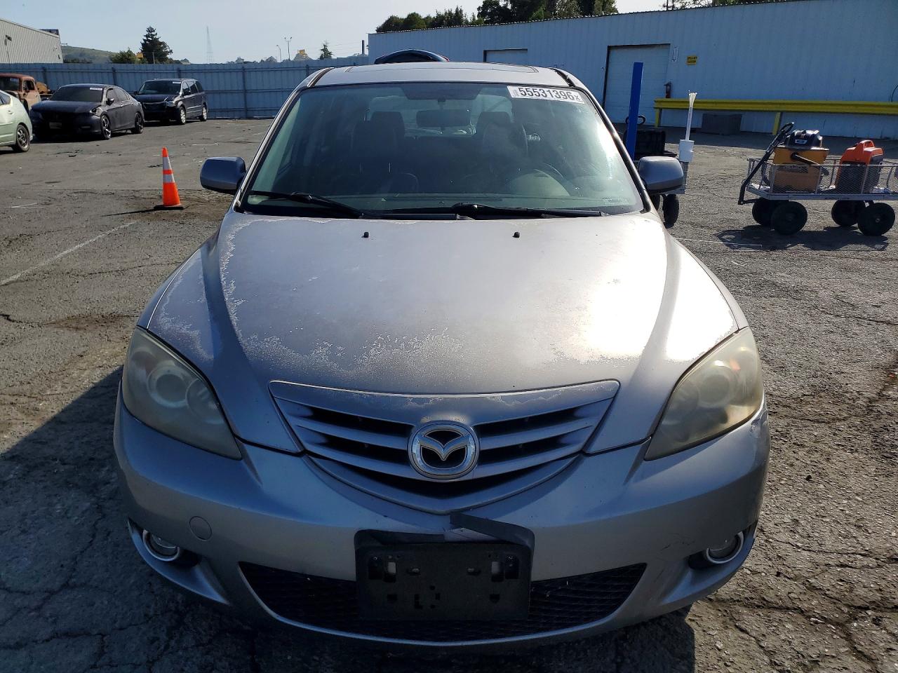 2005 Mazda 3 Hatchback Silver vin: JM1BK343151324228