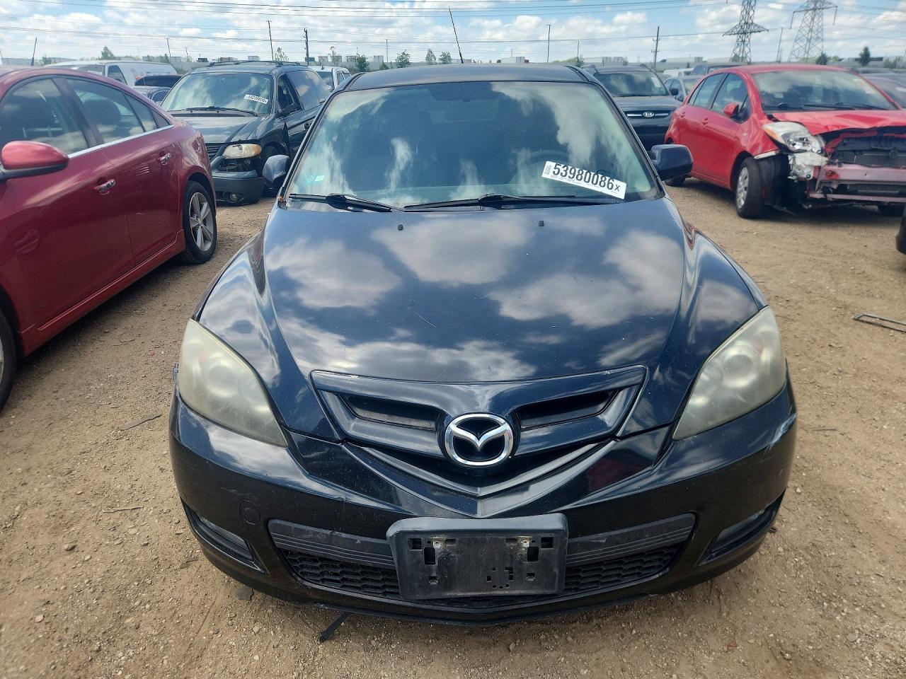2007 Mazda 3 Hatchback Черный vin: JM1BK343171651652