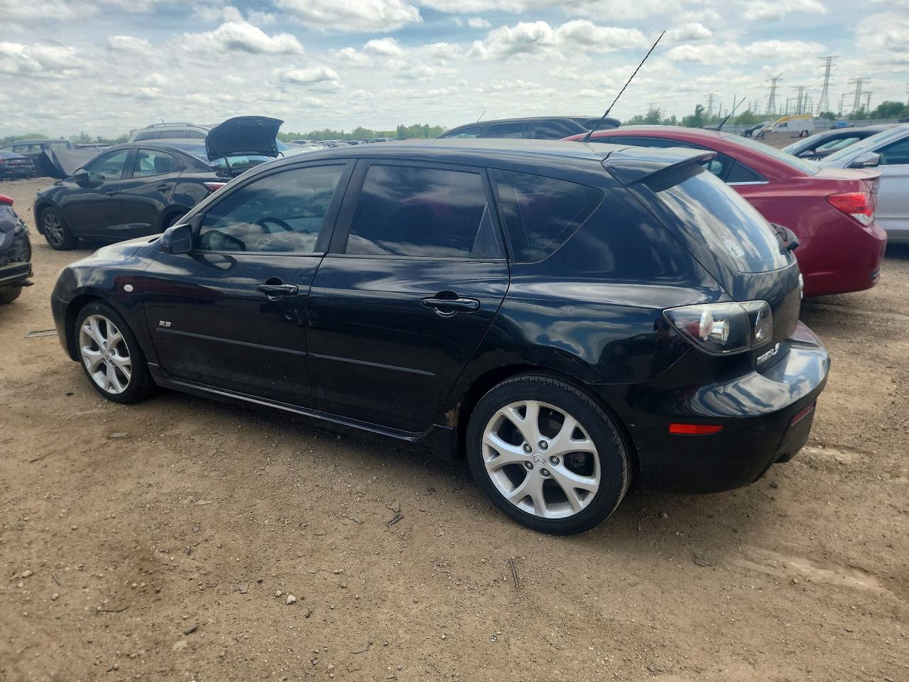 2007 Mazda 3 Hatchback Черный vin: JM1BK343171651652