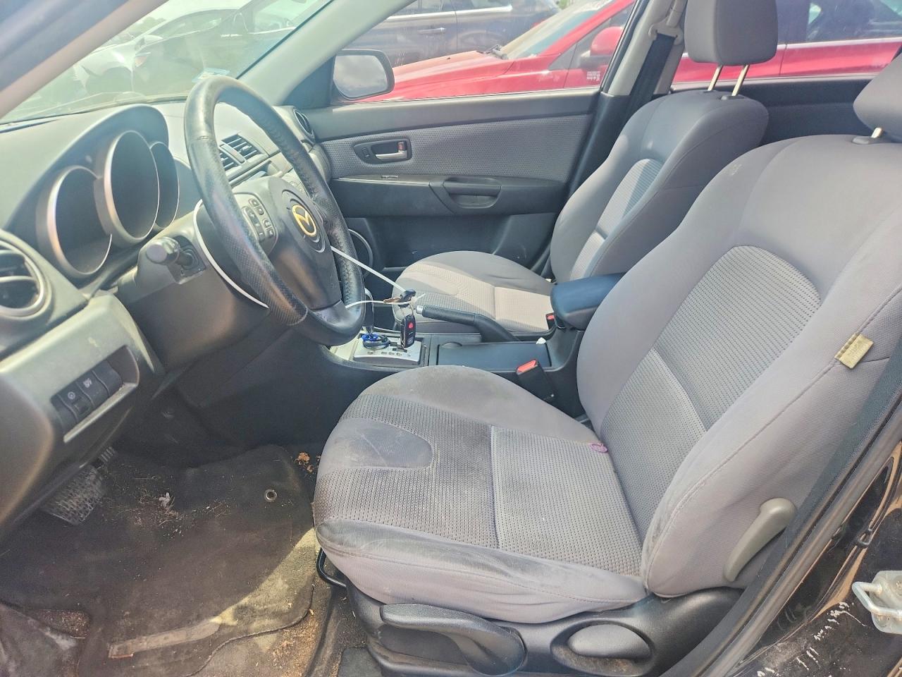 2007 Mazda 3 Hatchback Черный vin: JM1BK343171651652