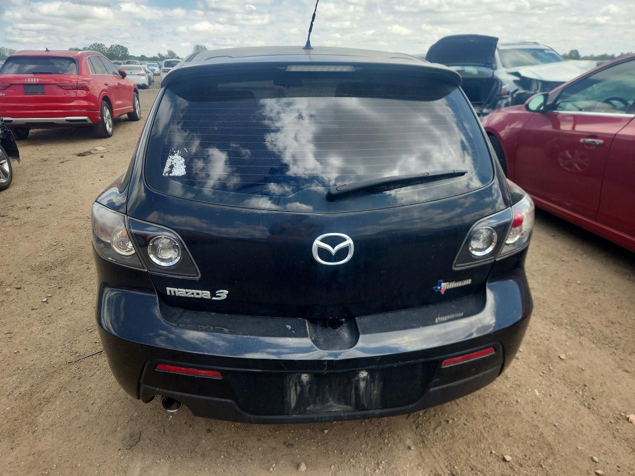 2007 Mazda 3 Hatchback Черный vin: JM1BK343171651652