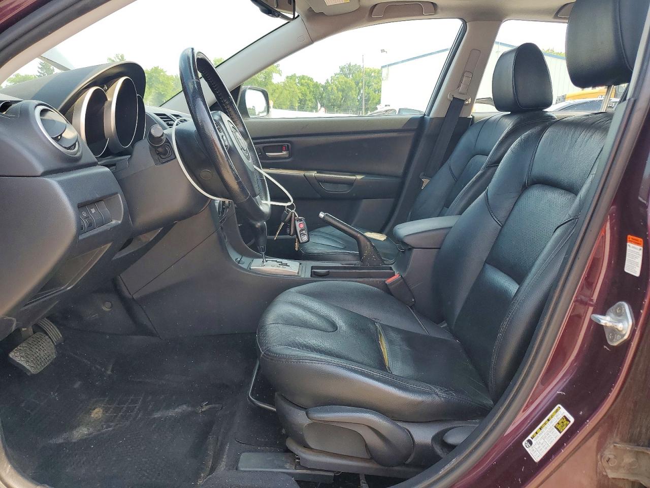 2007 Mazda 3 Hatchback Темно-бордовый vin: JM1BK343171658875