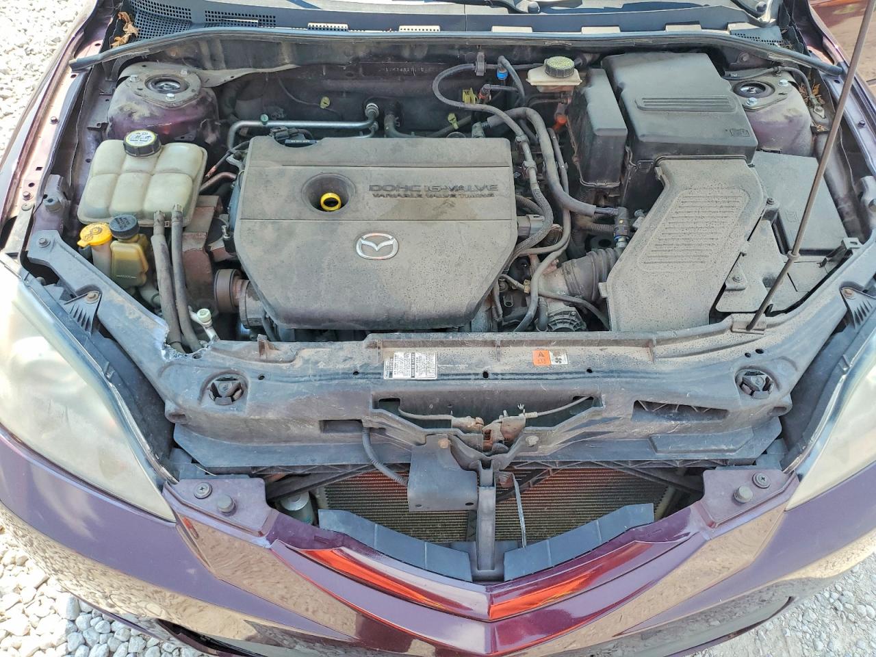 2007 Mazda 3 Hatchback Темно-бордовый vin: JM1BK343171658875