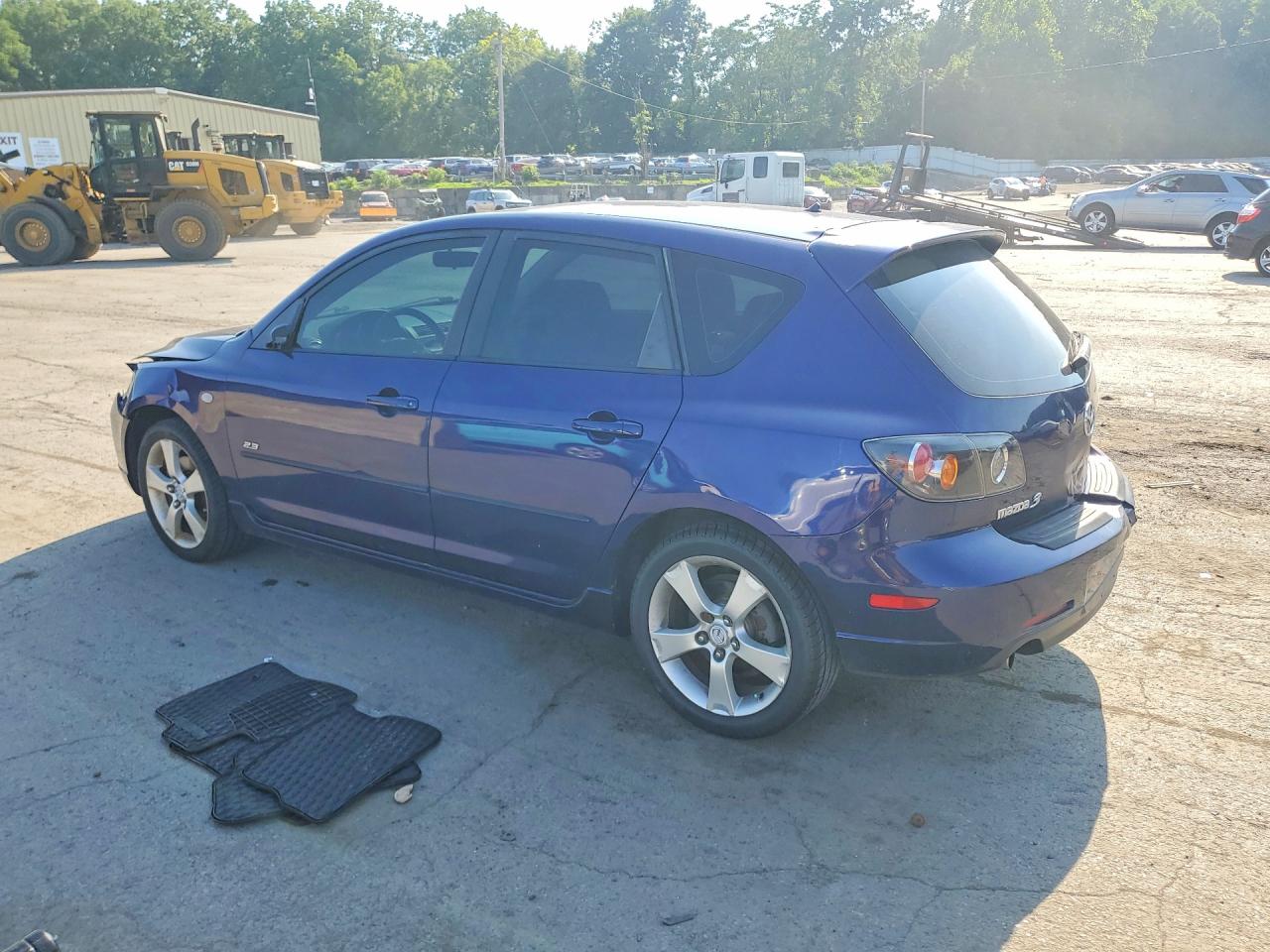 2005 Mazda 3 Hatchback Blue vin: JM1BK343251306949