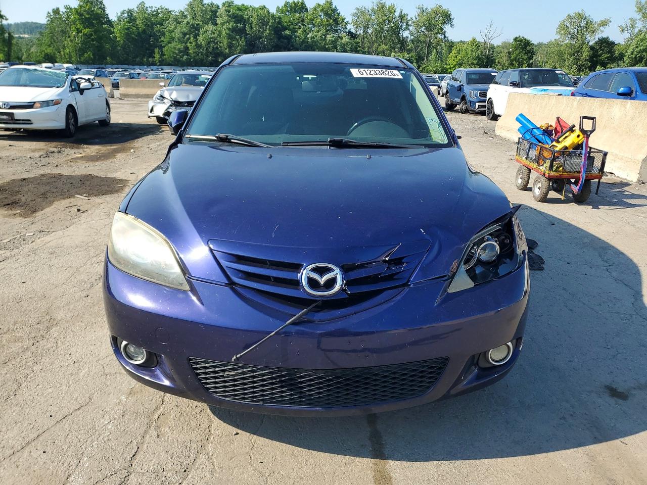 2005 Mazda 3 Hatchback Blue vin: JM1BK343251306949