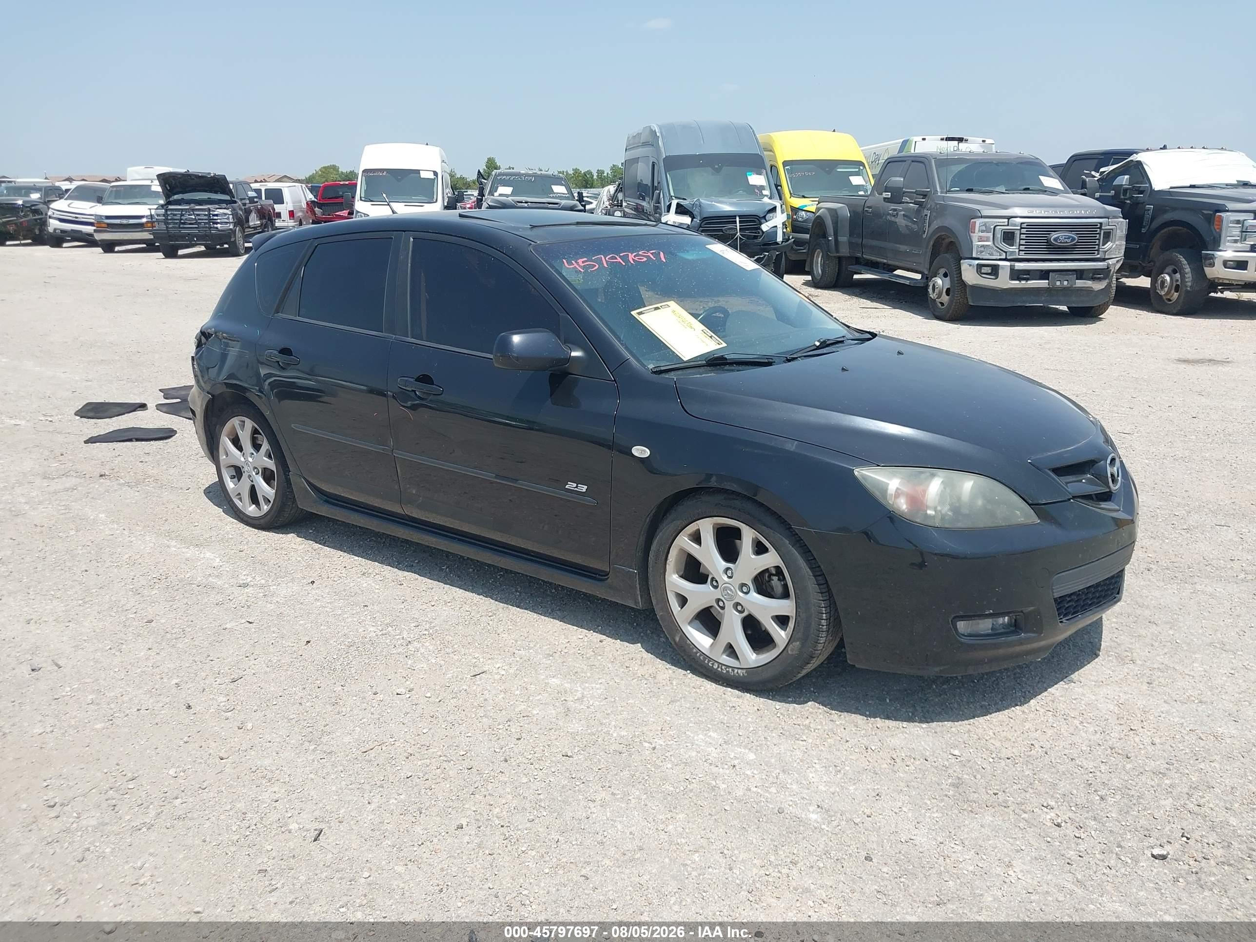 2007 Mazda Mazda3 S Grand Touring Black vin: JM1BK343271617431