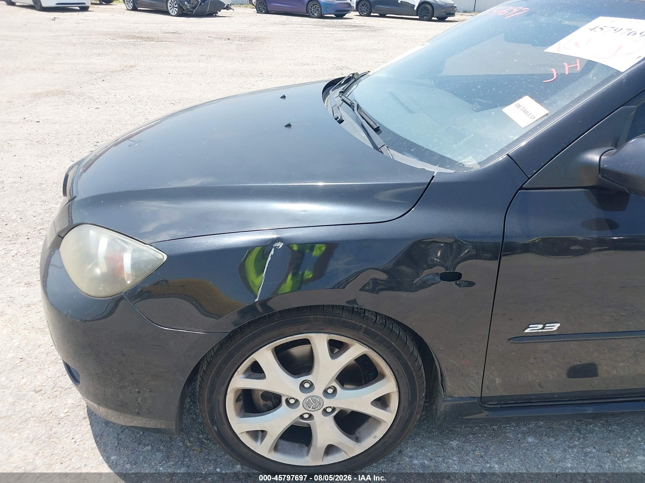 2007 Mazda Mazda3 S Grand Touring Black vin: JM1BK343271617431