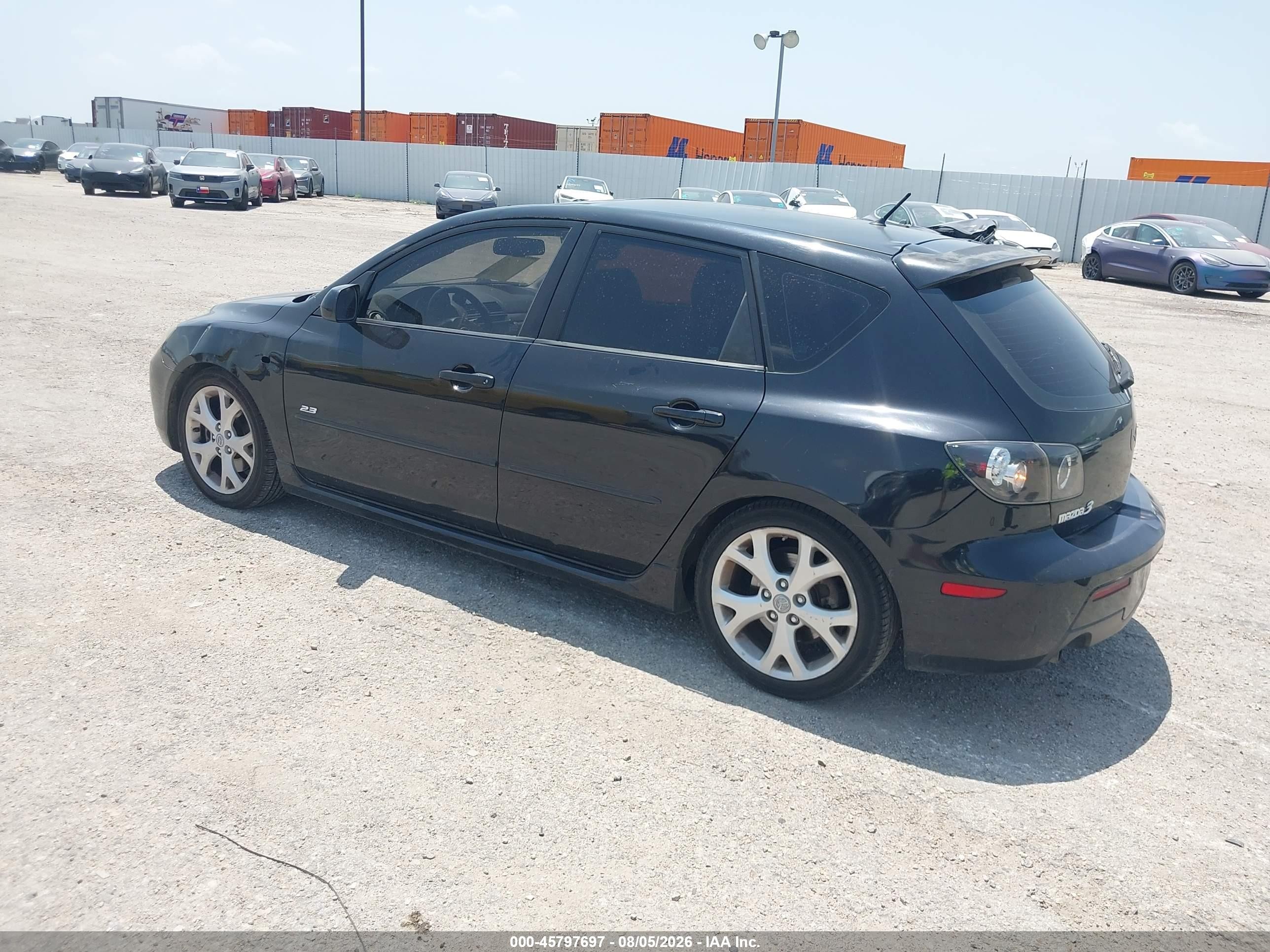 2007 Mazda Mazda3 S Grand Touring Black vin: JM1BK343271617431