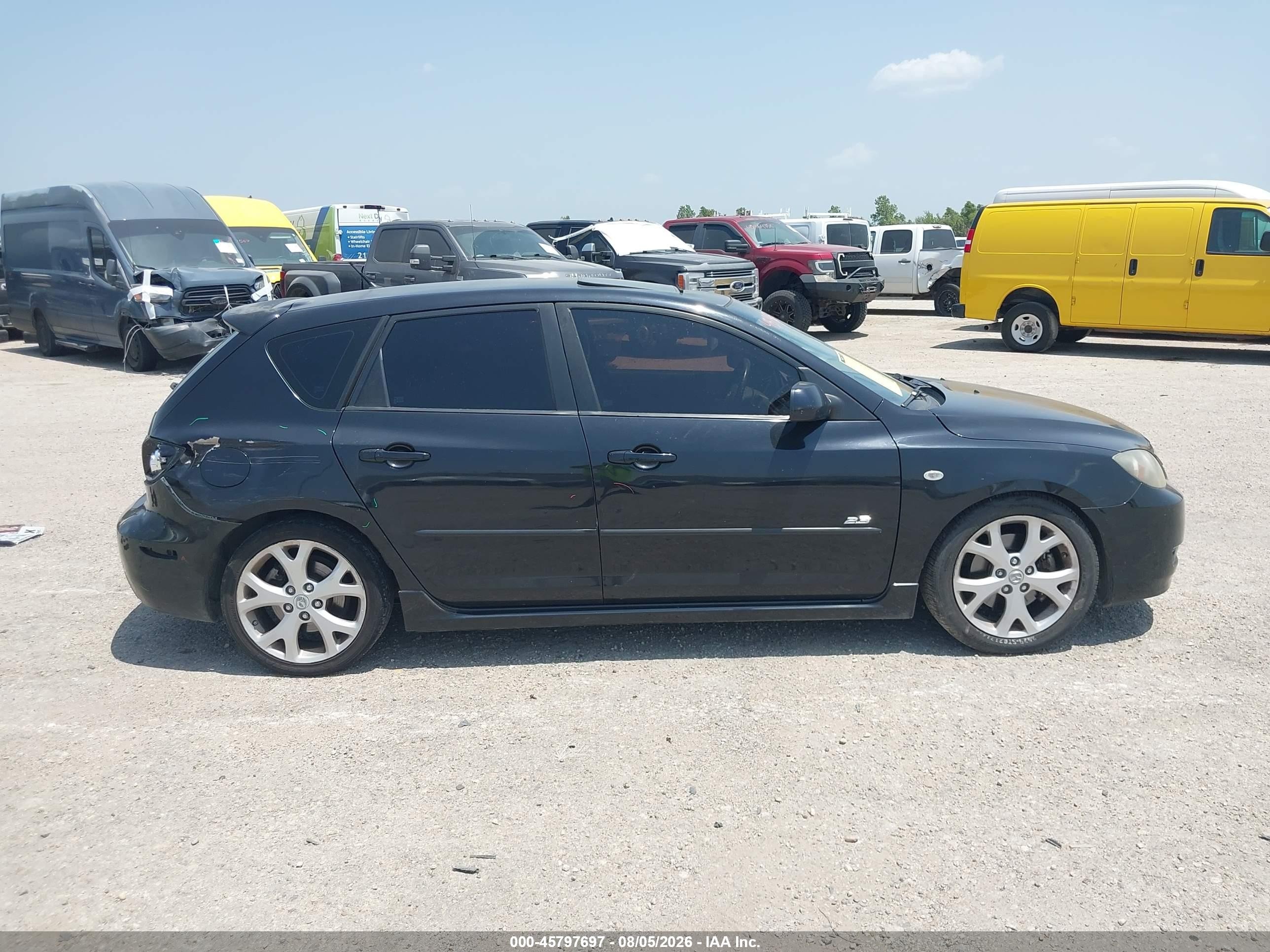 2007 Mazda Mazda3 S Grand Touring Black vin: JM1BK343271617431