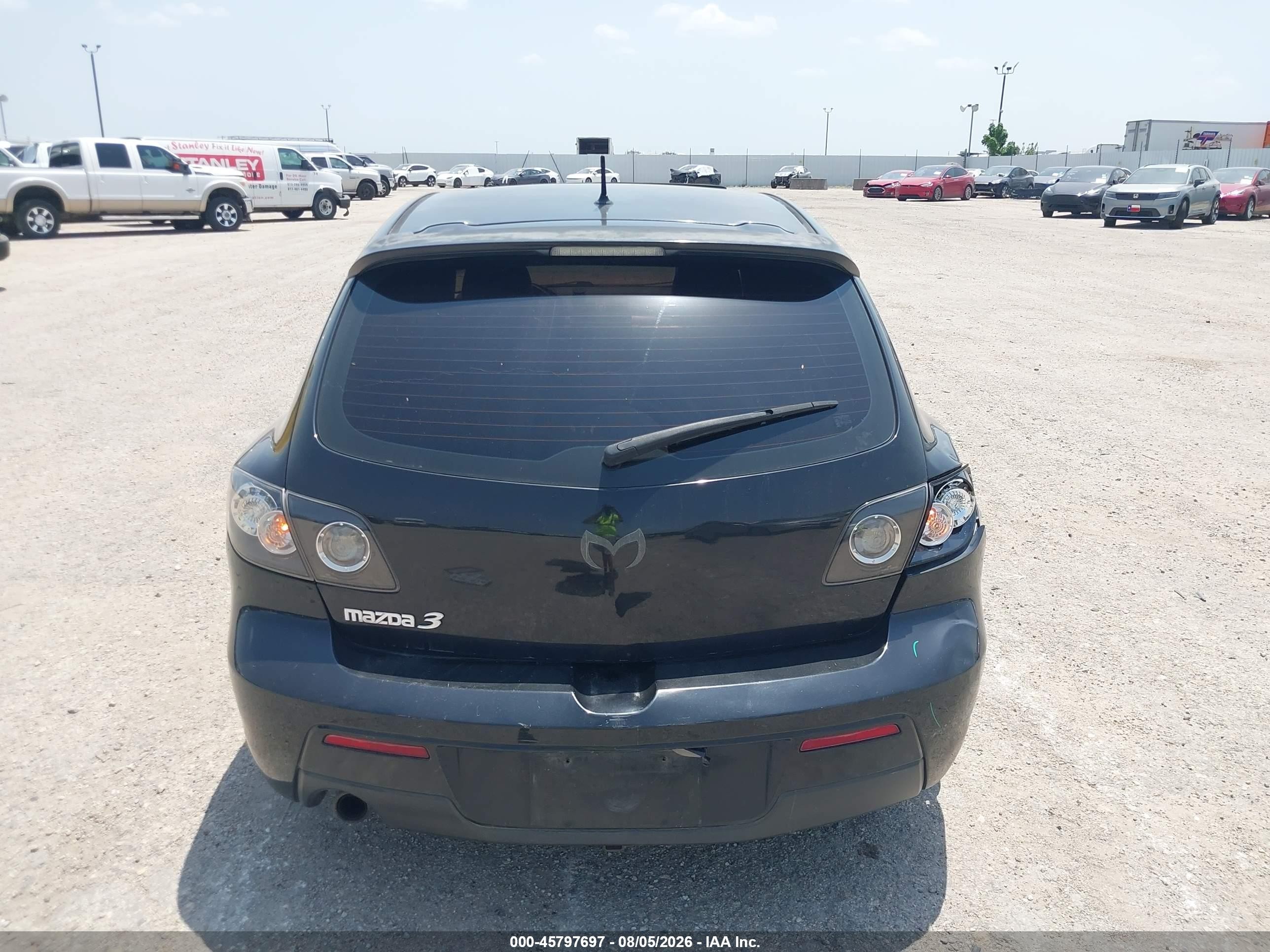 2007 Mazda Mazda3 S Grand Touring Black vin: JM1BK343271617431