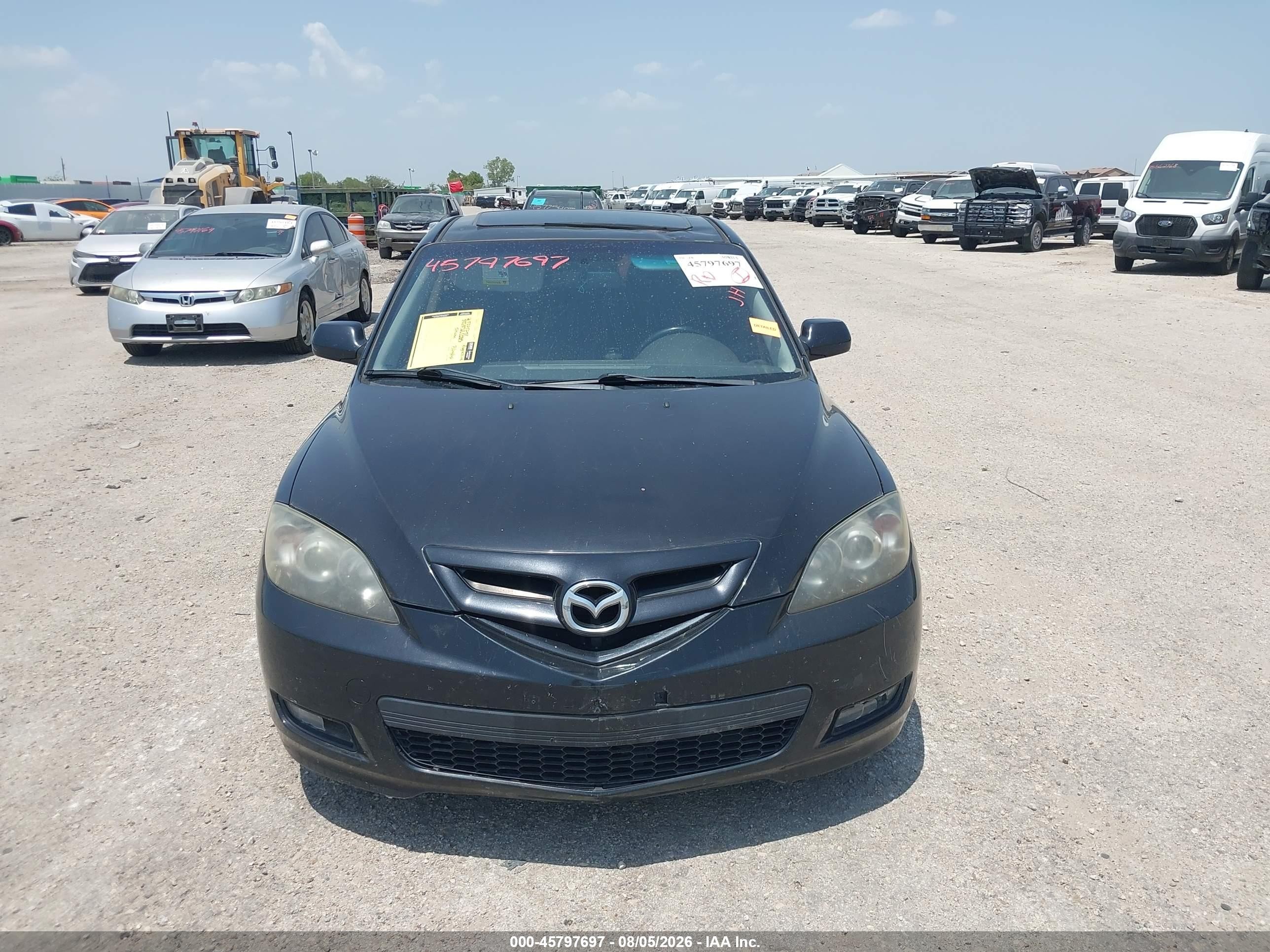 2007 Mazda Mazda3 S Grand Touring Black vin: JM1BK343271617431