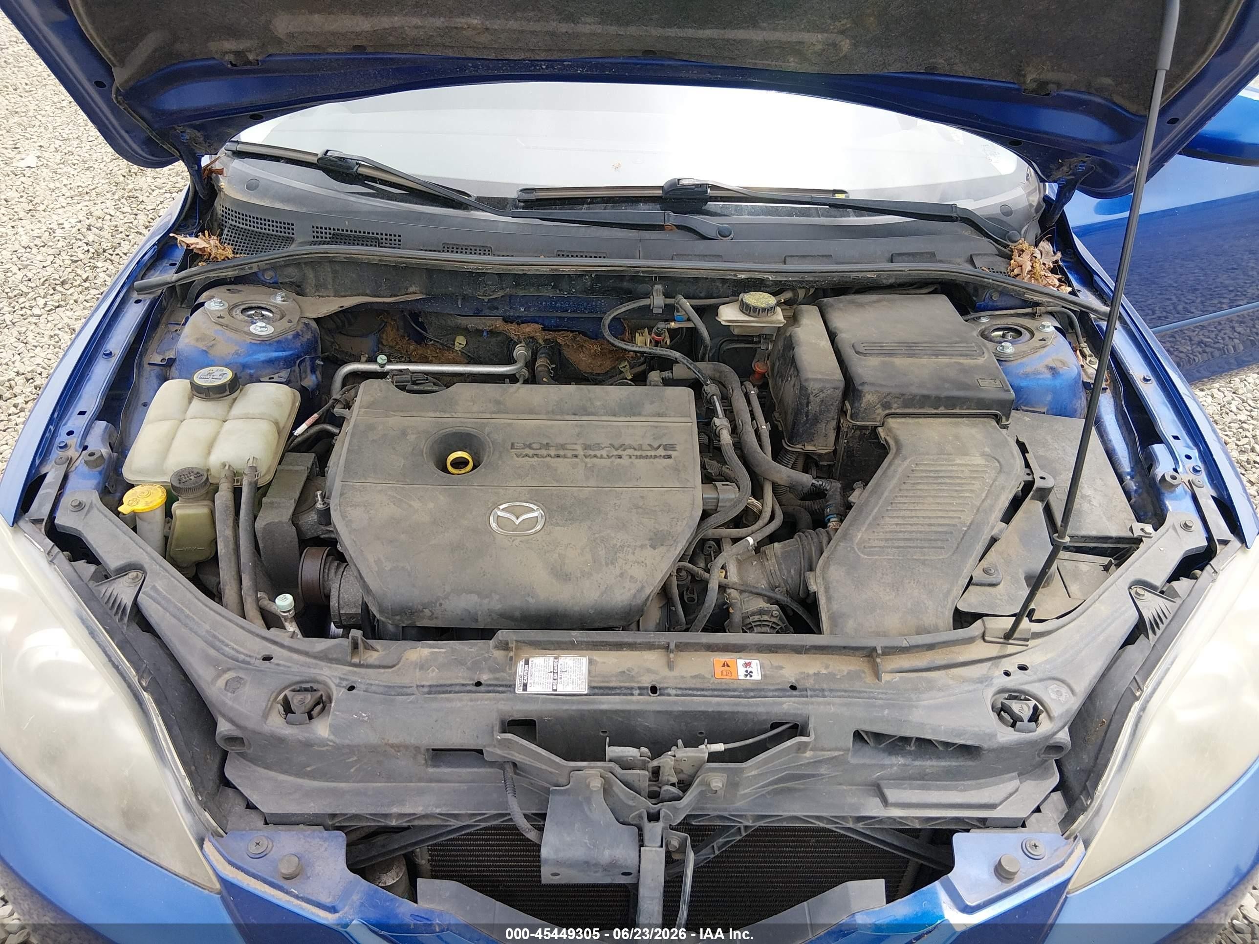 2007 Mazda Mazda3 S Touring Blue vin: JM1BK343271754563