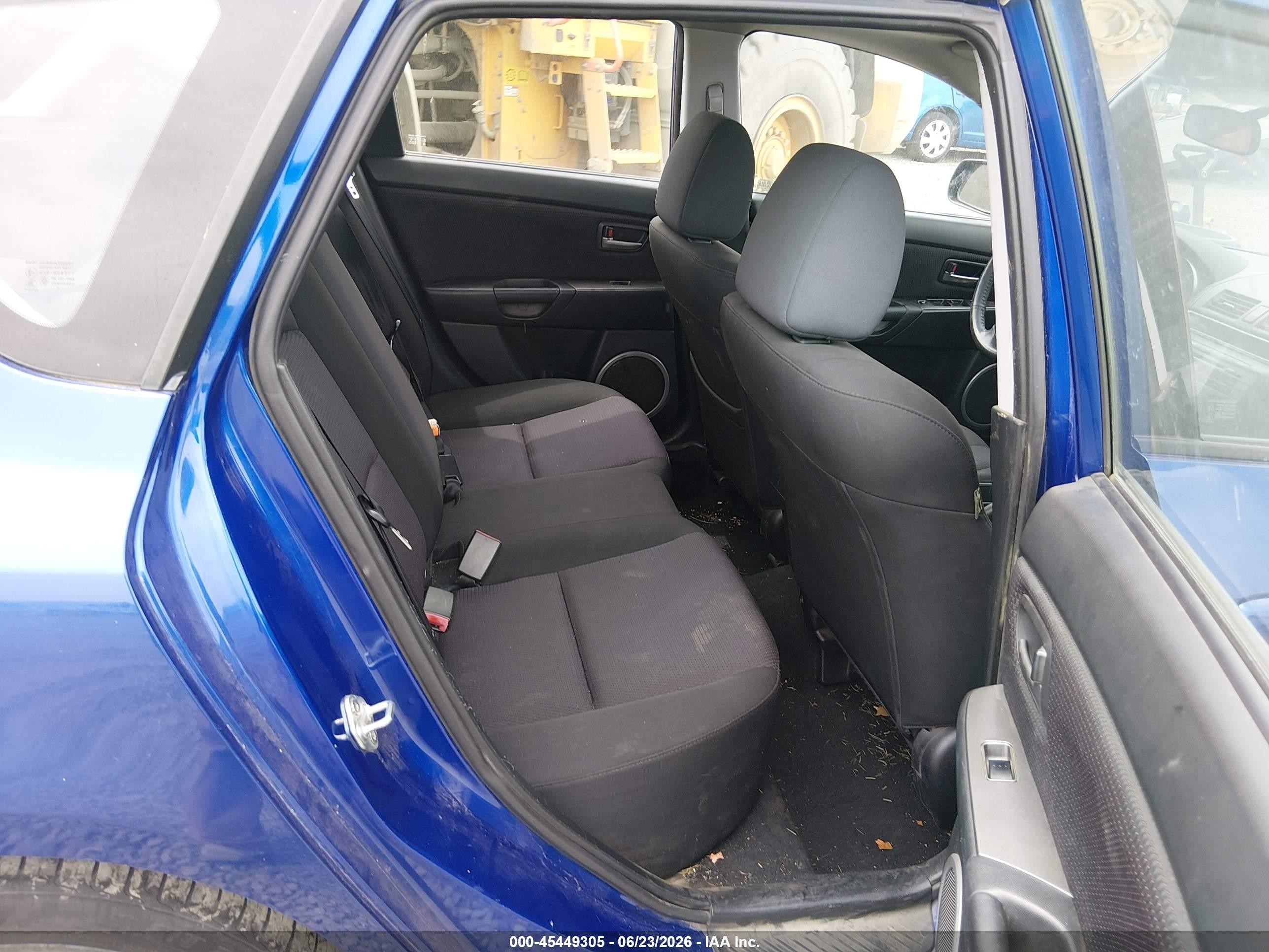 2007 Mazda Mazda3 S Touring Blue vin: JM1BK343271754563
