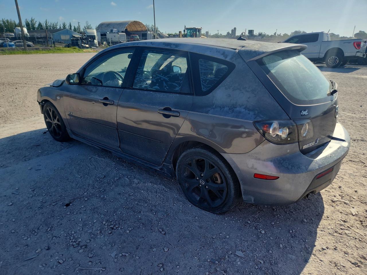 2008 Mazda 3 Hatchback Blue vin: JM1BK343281164123