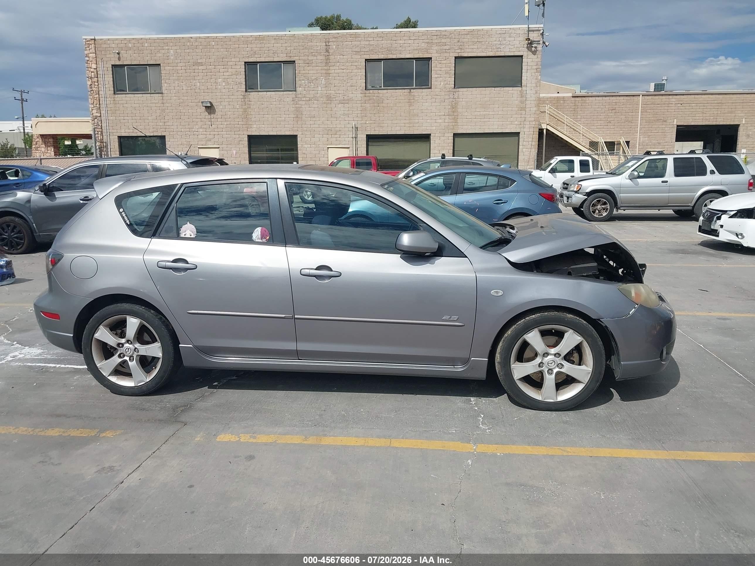 2005 Mazda Mazda3 S Gray vin: JM1BK343351309181