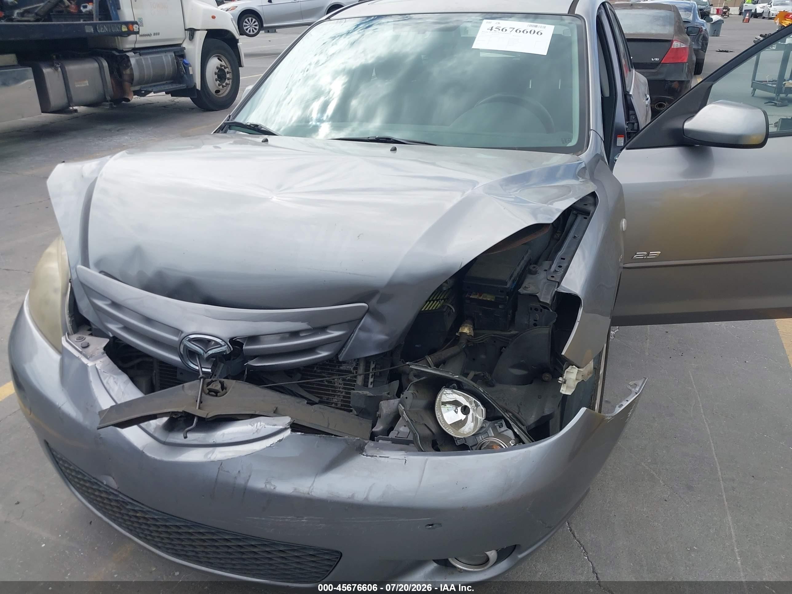 2005 Mazda Mazda3 S Gray vin: JM1BK343351309181