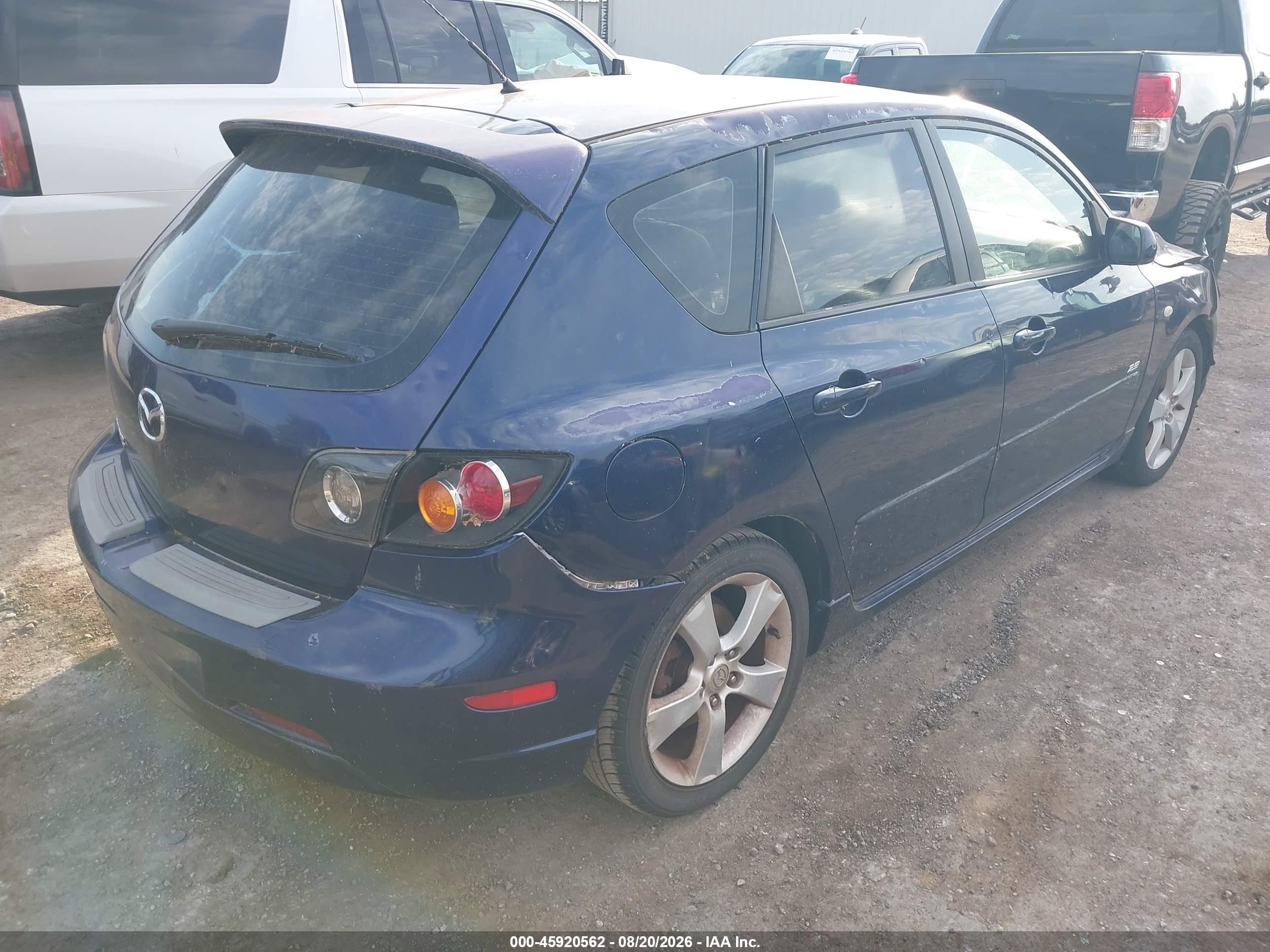 2005 Mazda Mazda3 S Purple vin: JM1BK343351320293